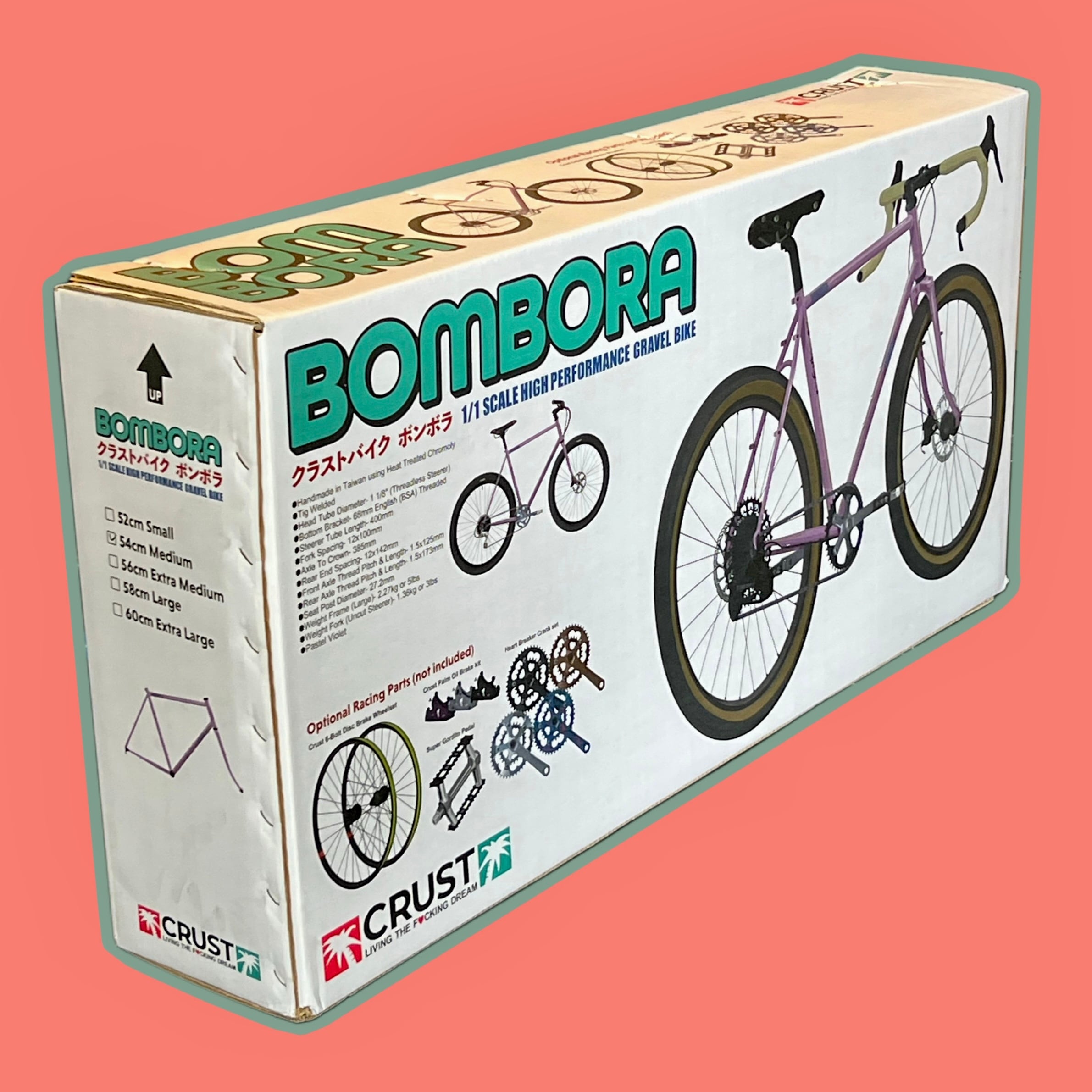 CRUST BIKES】BOMBORA FRAME SET(PASTEL VIOLET) | Humhumhug Online Shop