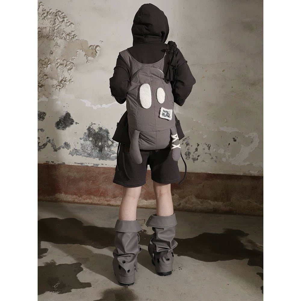 nit alcove] Cotton-filled dual-shoulder backpack | BYORI