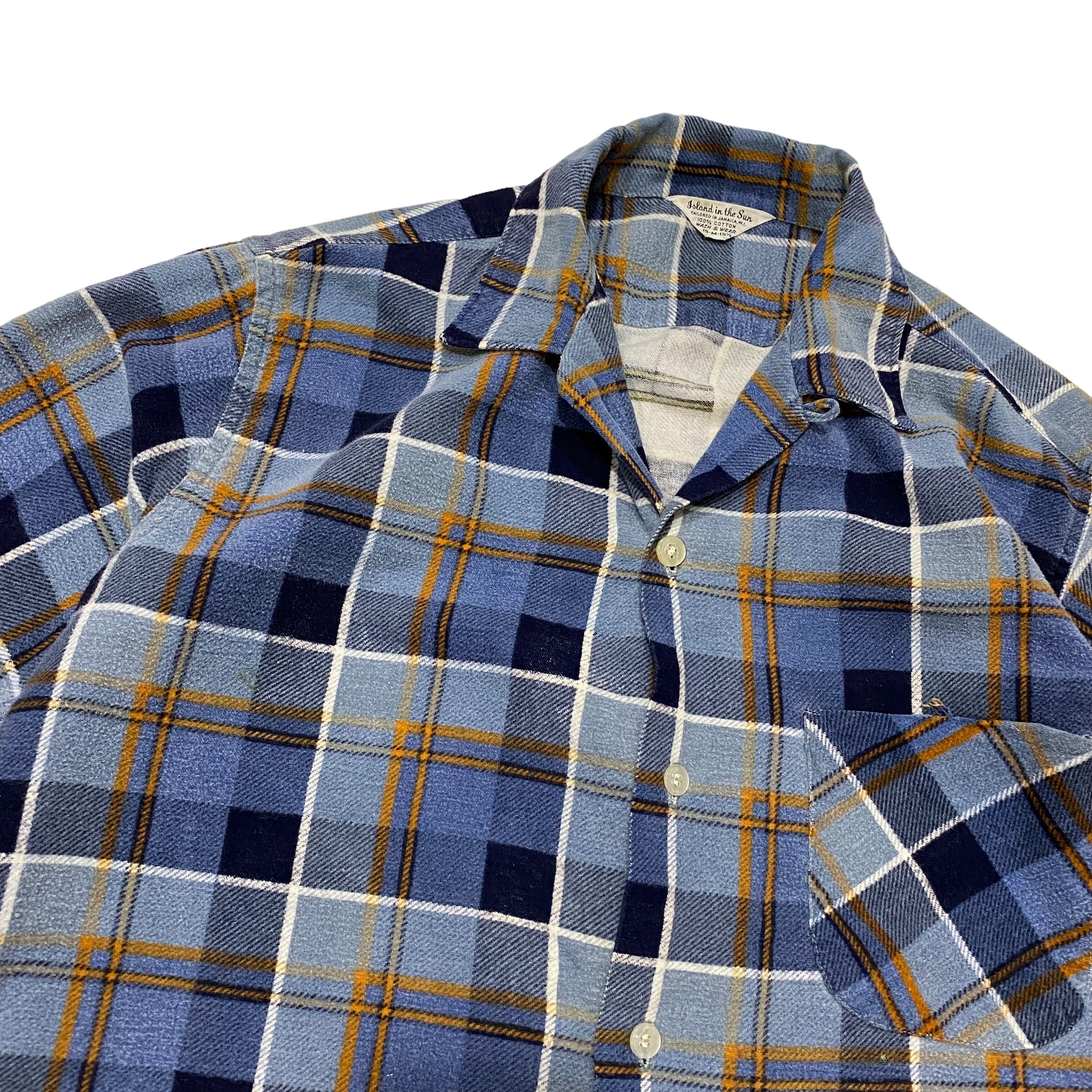 プリネル】プリントネルシャツ 古着 60s | S.O