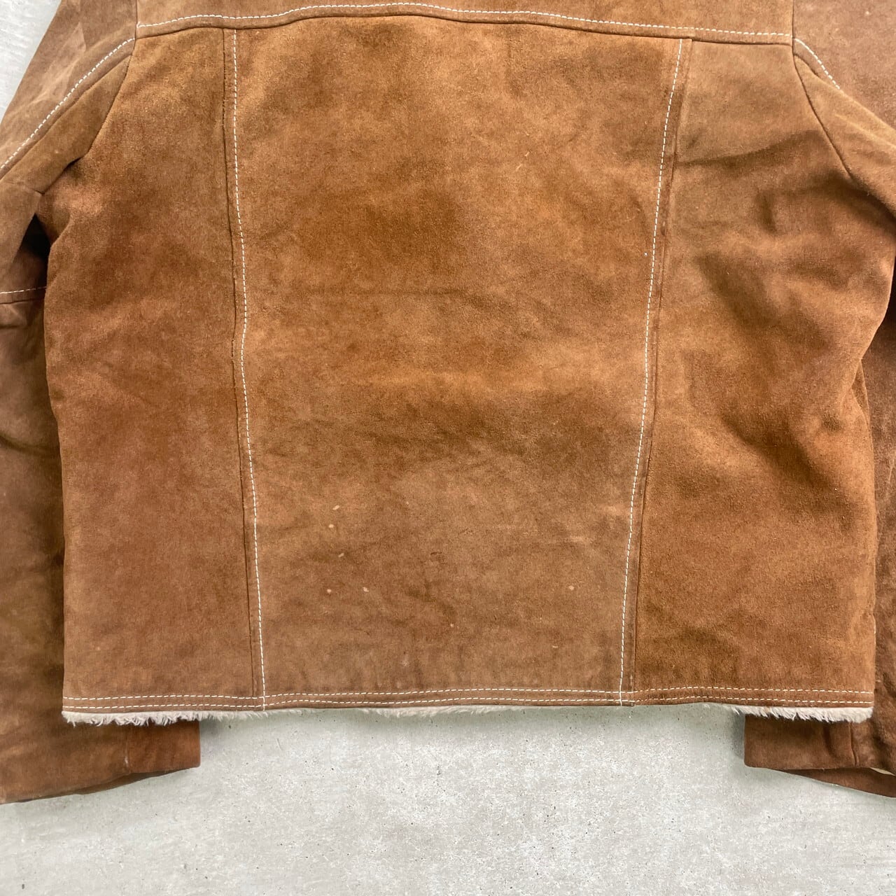 70年代 JCPenny スウェードレザー ランチジャケット メンズL相当 古着