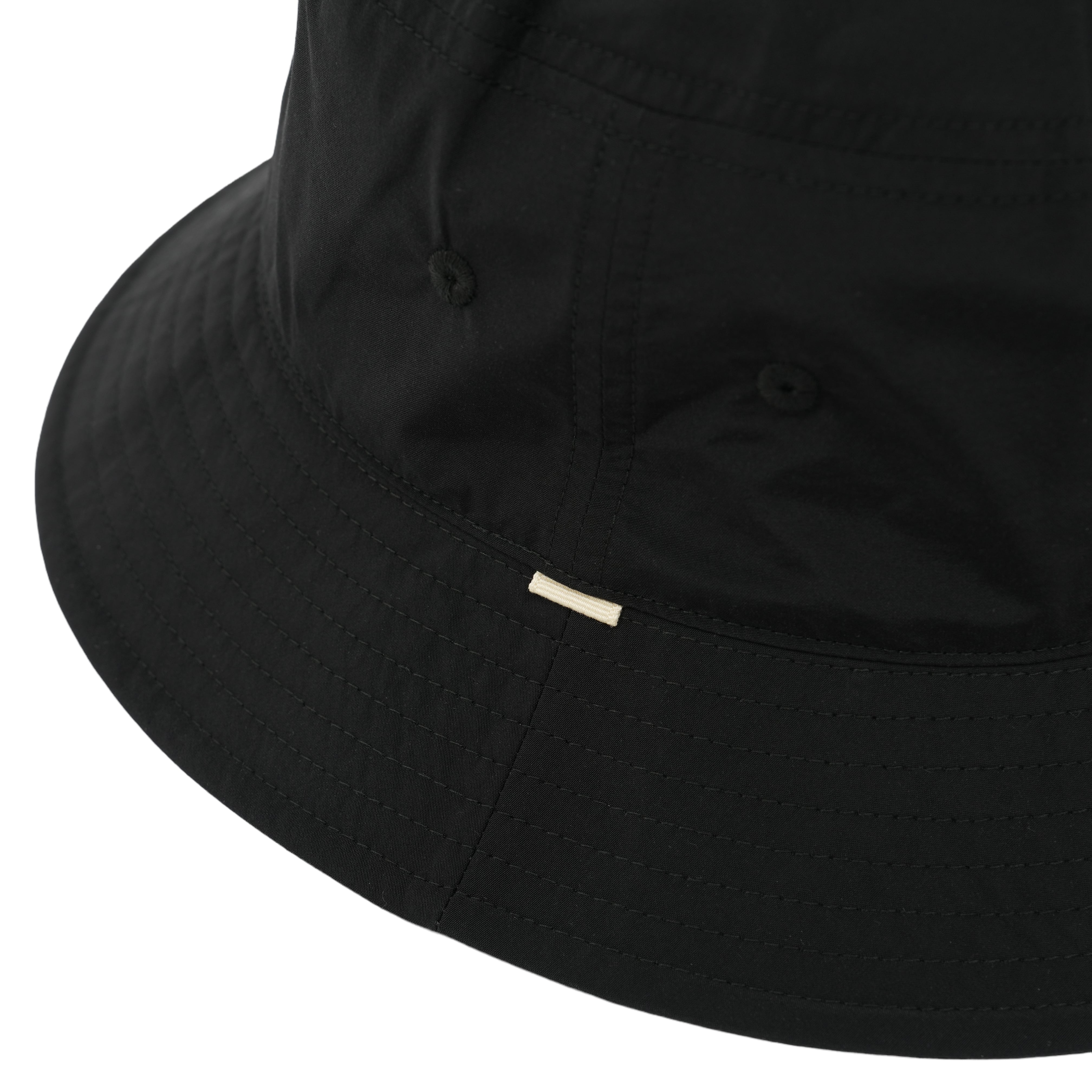 Cotton Nylon Water-Repellent Bucket Hat (black) | OVY