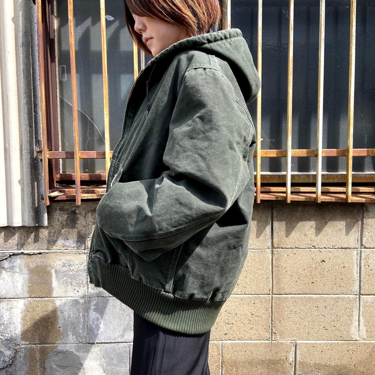 カーハート アクティブパーカー ワークジャケット メンズXL相当 古着