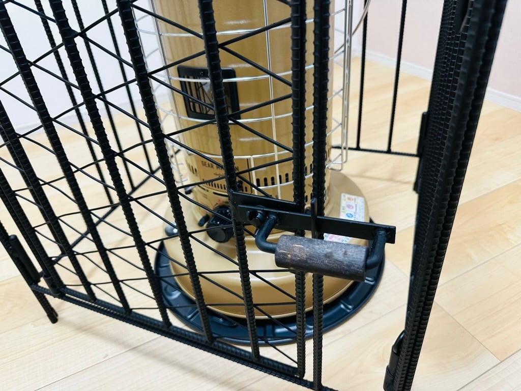 トヨトミ KS-67H対応 ストーブガード 工房金魚アイアンシリーズ 菱形