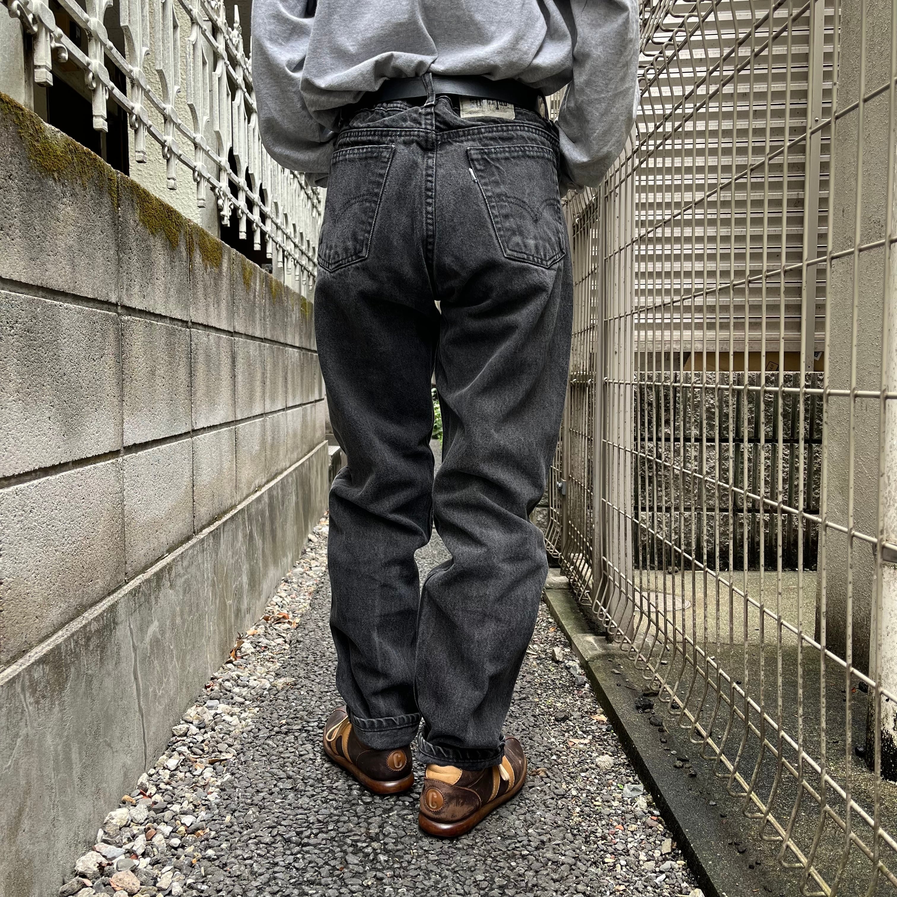 90s リーバイス シルバータブ バギー ブラック デニムパンツ 【公式通販】