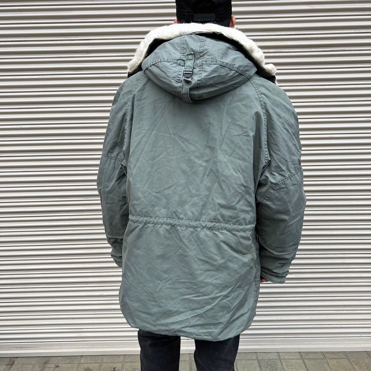 極上 80s 米軍実物 USAF オリジナル N-3B パーカー フライトジャケット