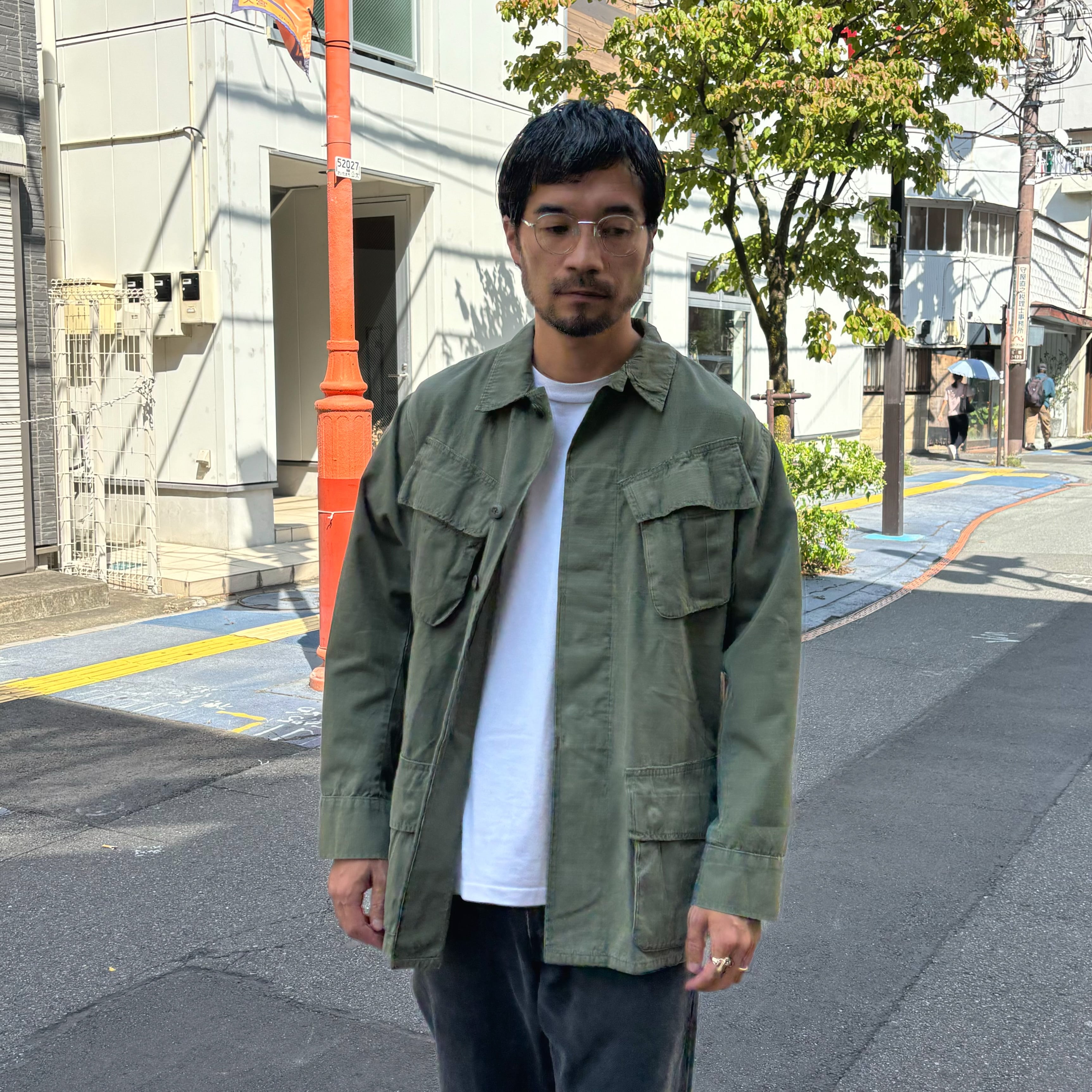 70's US ARMY 4th Jungle Fatigue Jacket S-Regular / アメリカ軍