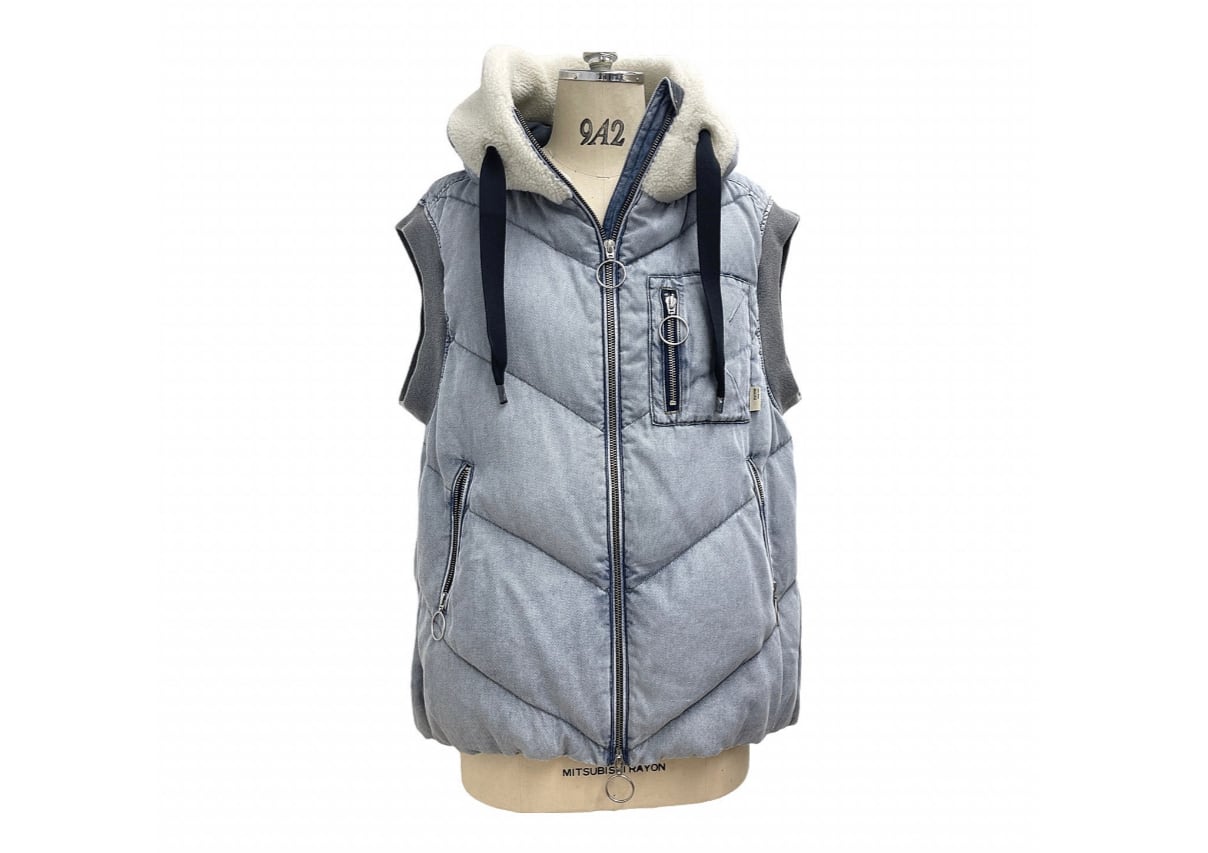 アヤン ayaneテンセルデニムキルティングダウンベスト アヤン（ayane