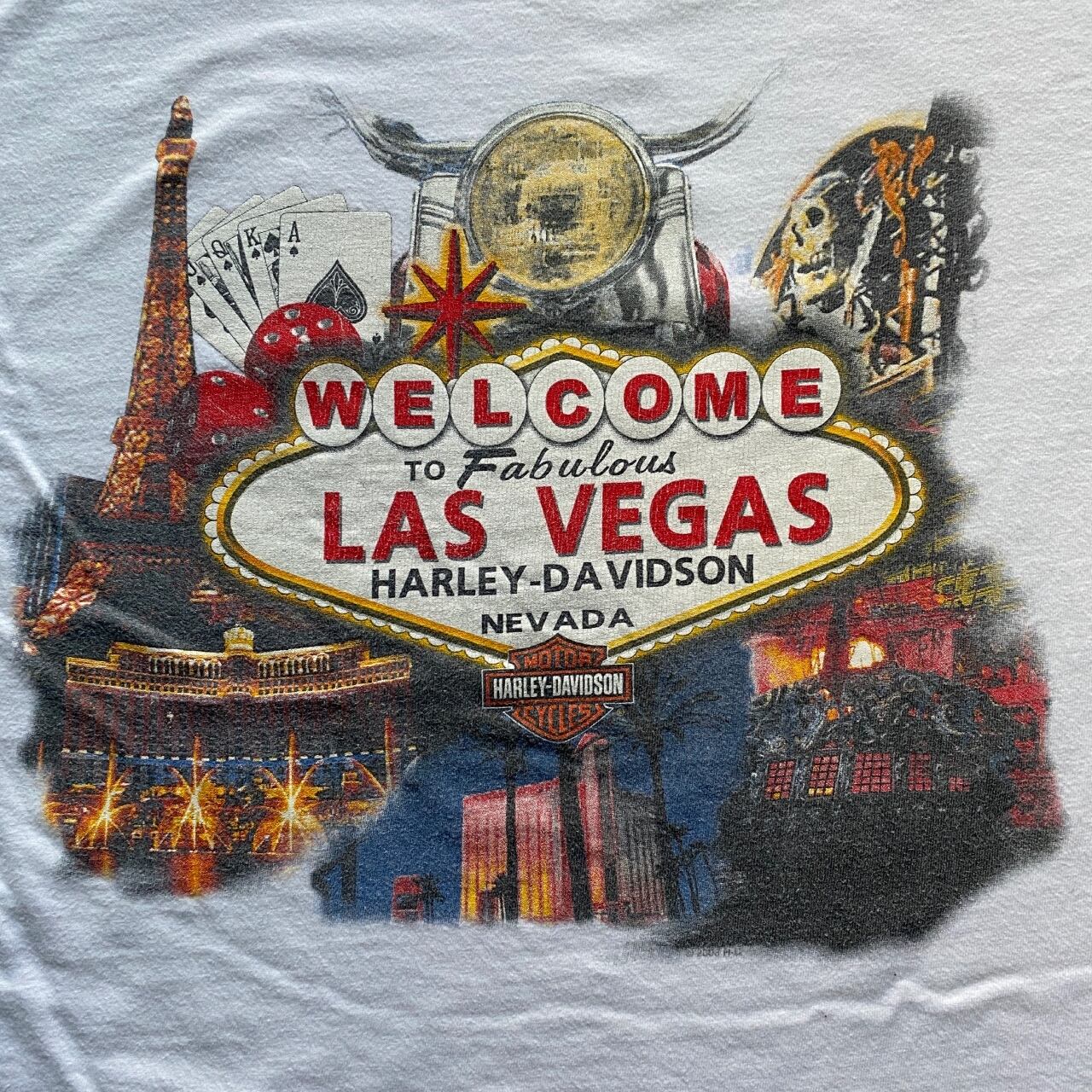 Harley Davidson 2005 Dice Flame L/S Tee | Vintage High Line