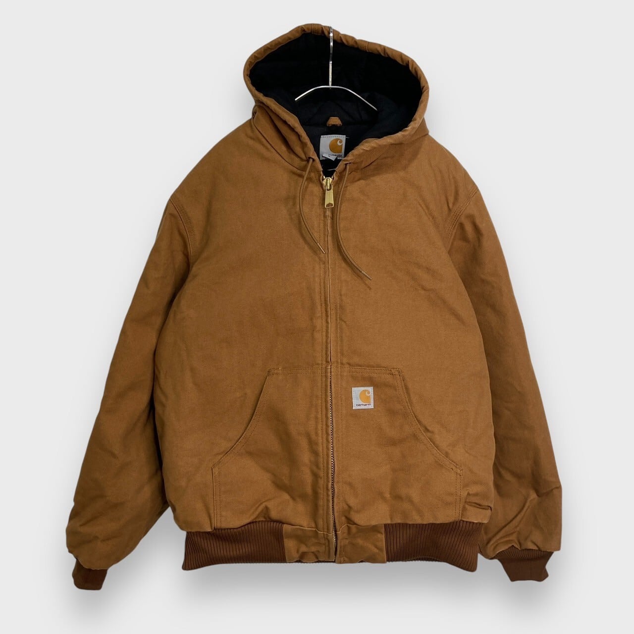 carhartt USA カーハート アクティブジャケット ダック ブラウン M