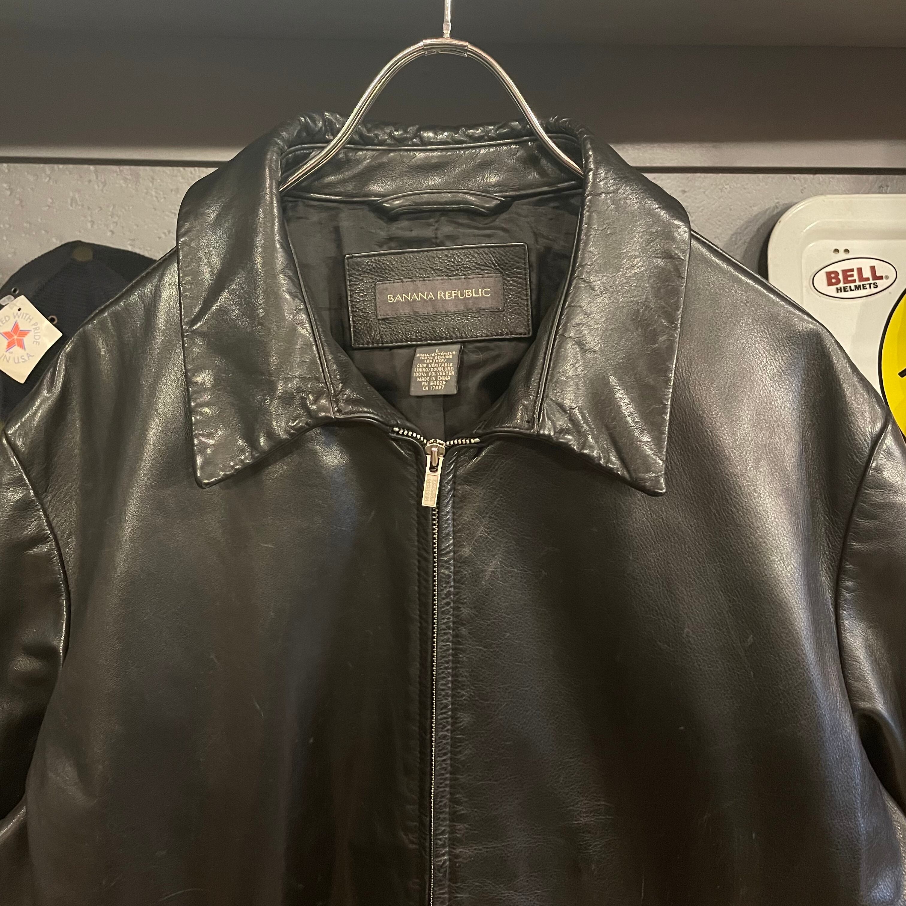 00s BANANA REPUBLIC Leather Jacket | VOSTOK
