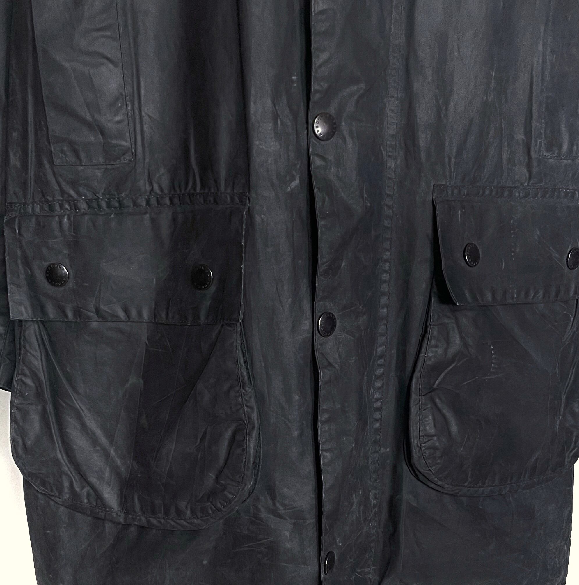 y17 80'S BARBOUR BORDER 『38/NAVY』 | yoused