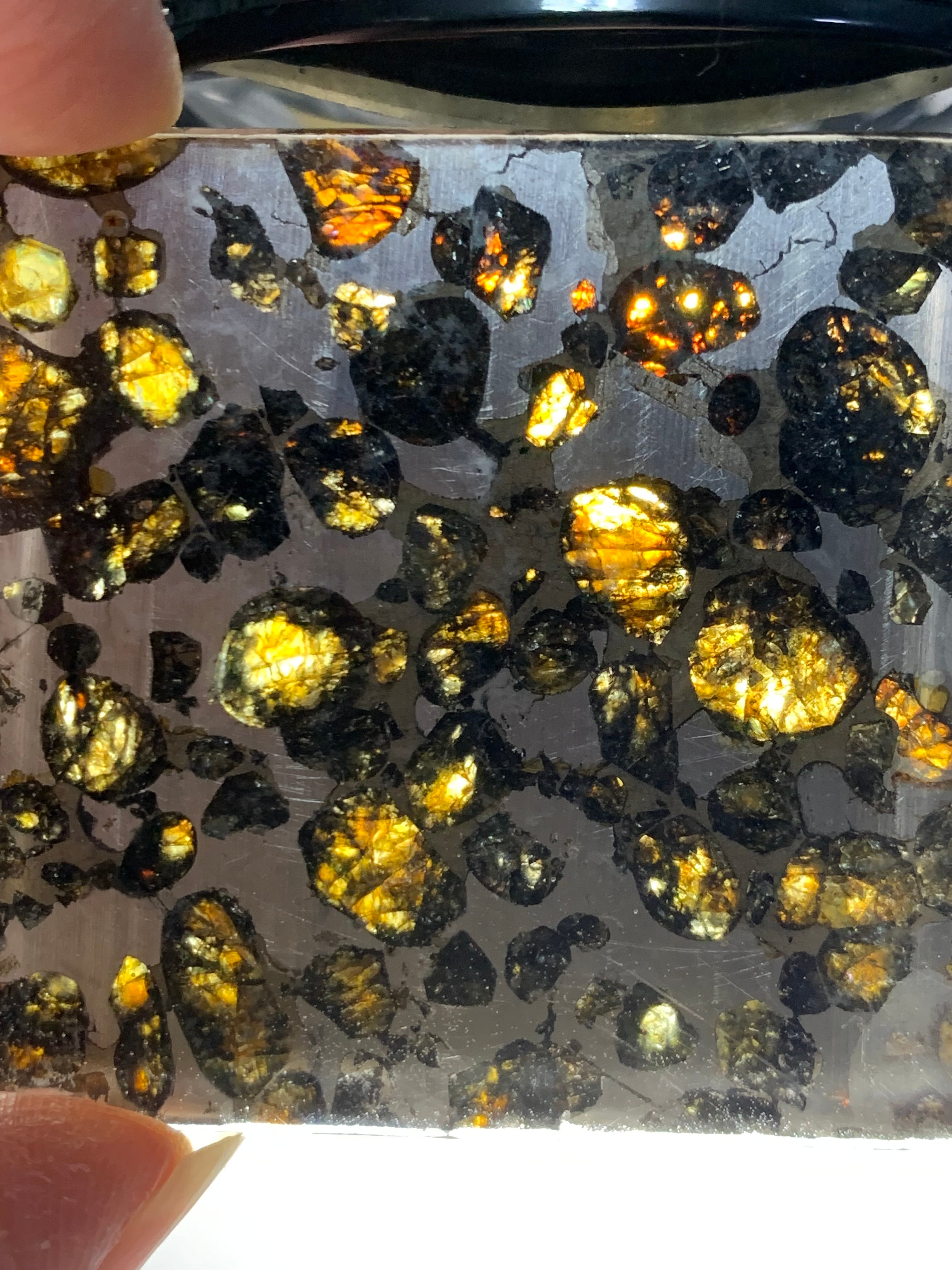 隕石の最高峰！】大きなセリコパラサイト隕石 【パラサイト隕石