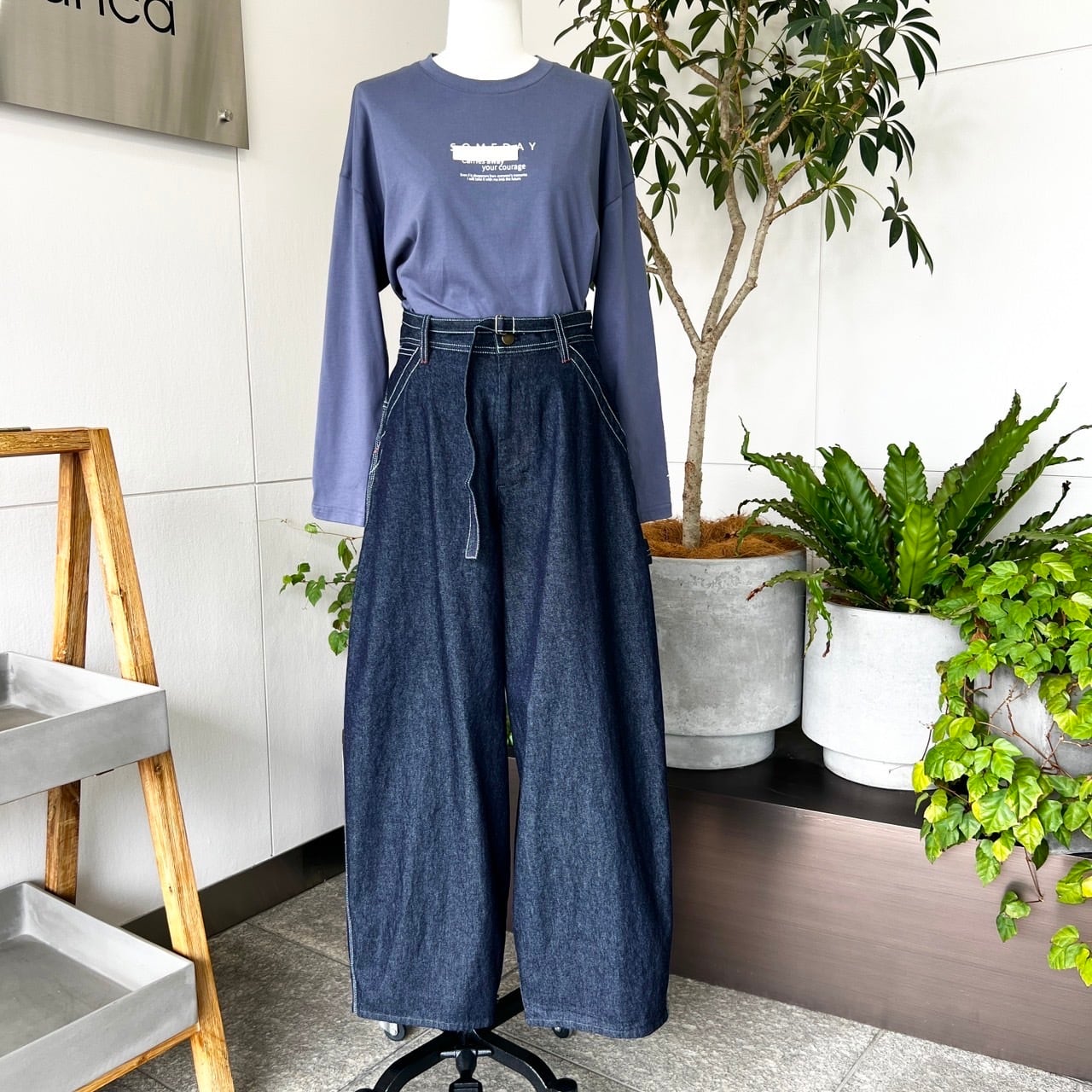 デニム コクーンワイドパンツ《PASSIONE パシオーネ》 | Casablanca