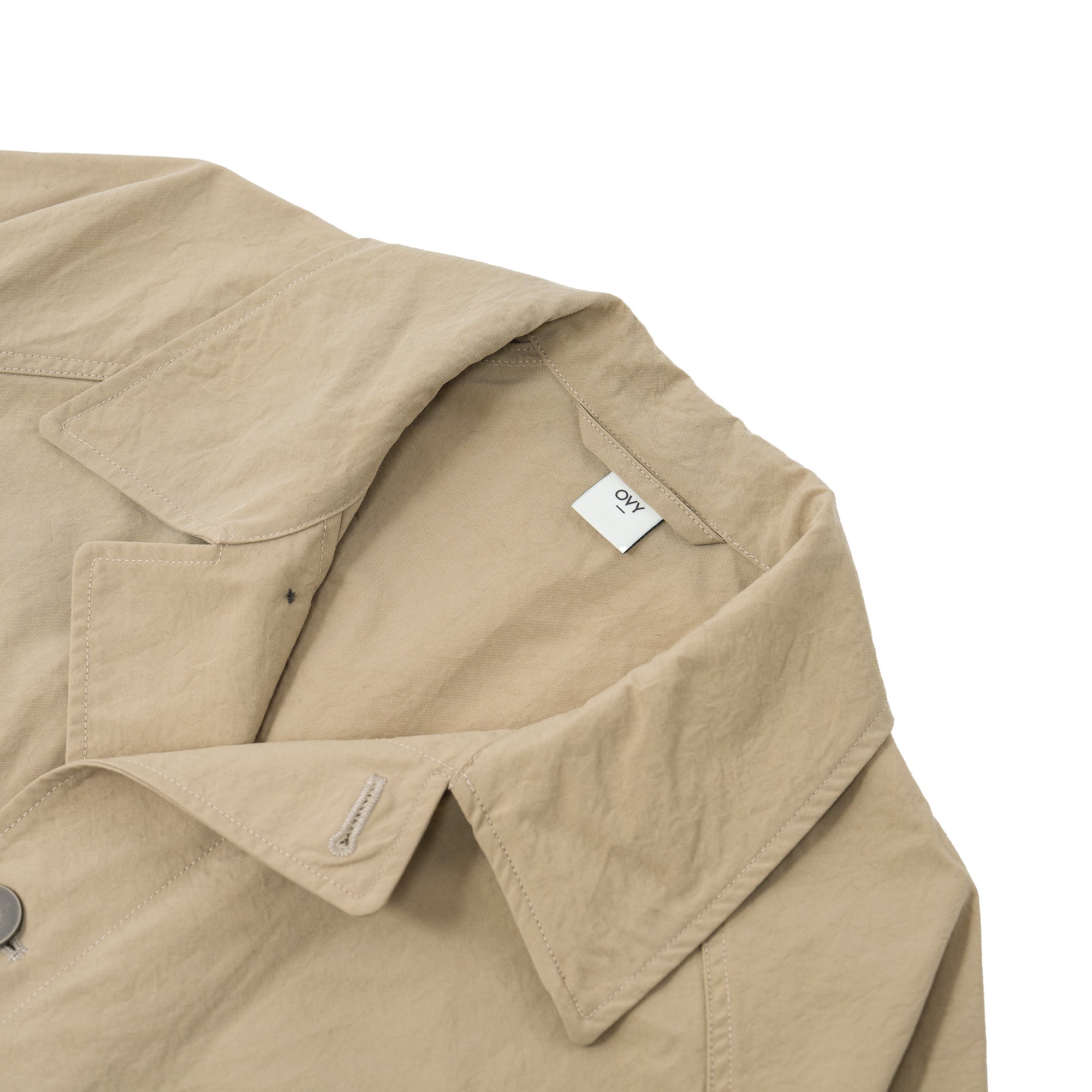 Euro Military Nylon Over Coat (beige) | OVY