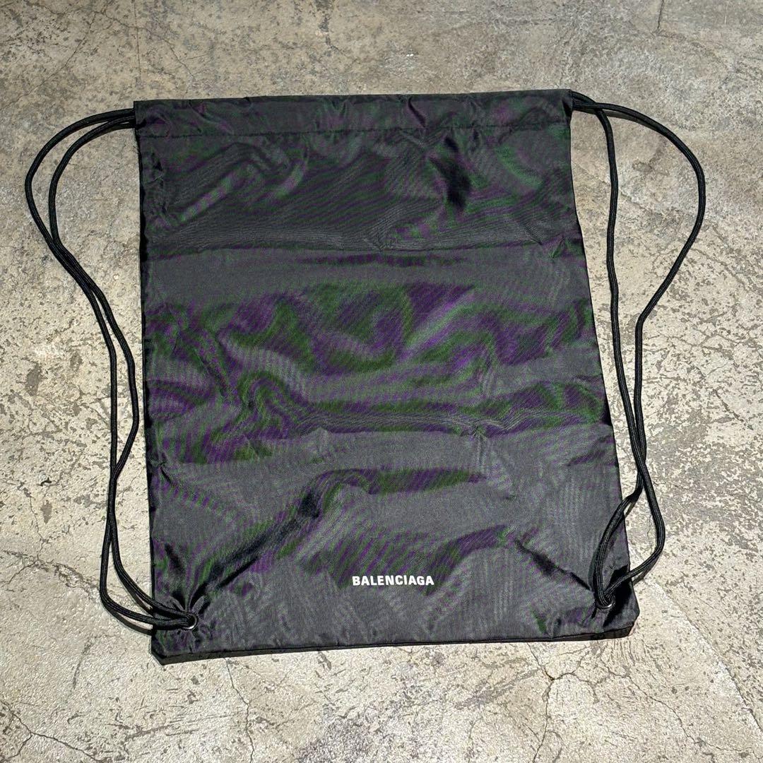BALENCIAGA バレンシアガ ナイロン ナップサック バッグ【表参道t03