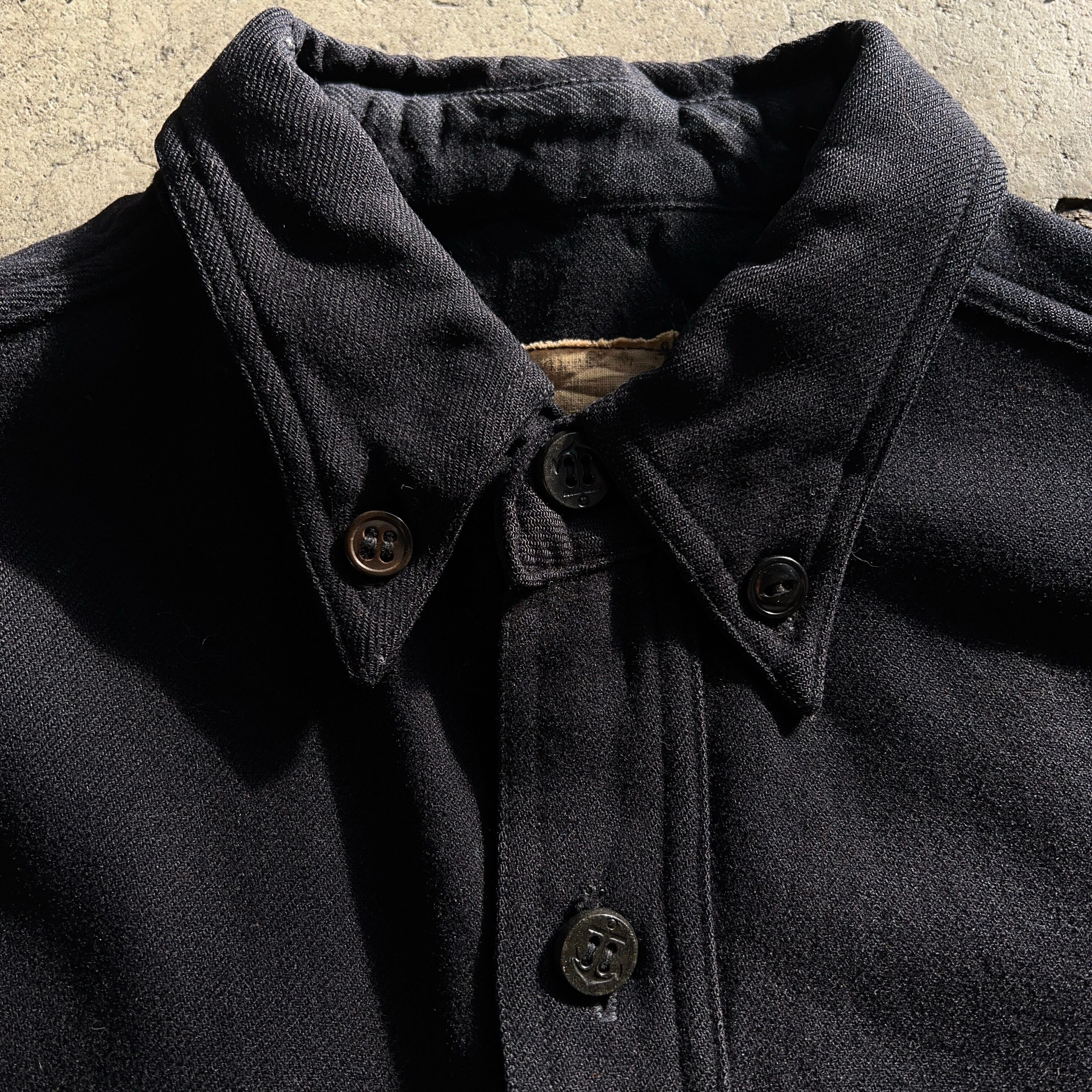 1940's U.S.NAVY C.P.O. SHIRT WOOL 40年代 アメリカ海軍 シーピーオー