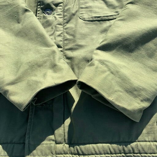 70's U.S.NAVY A-2 デッキジャケット 後期型 カーキ ALPHA社 DSA100-72