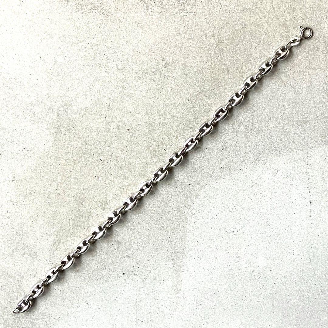 スペイン製 ユーロ ヴィンテージ アンカーチェーン ブレスレット