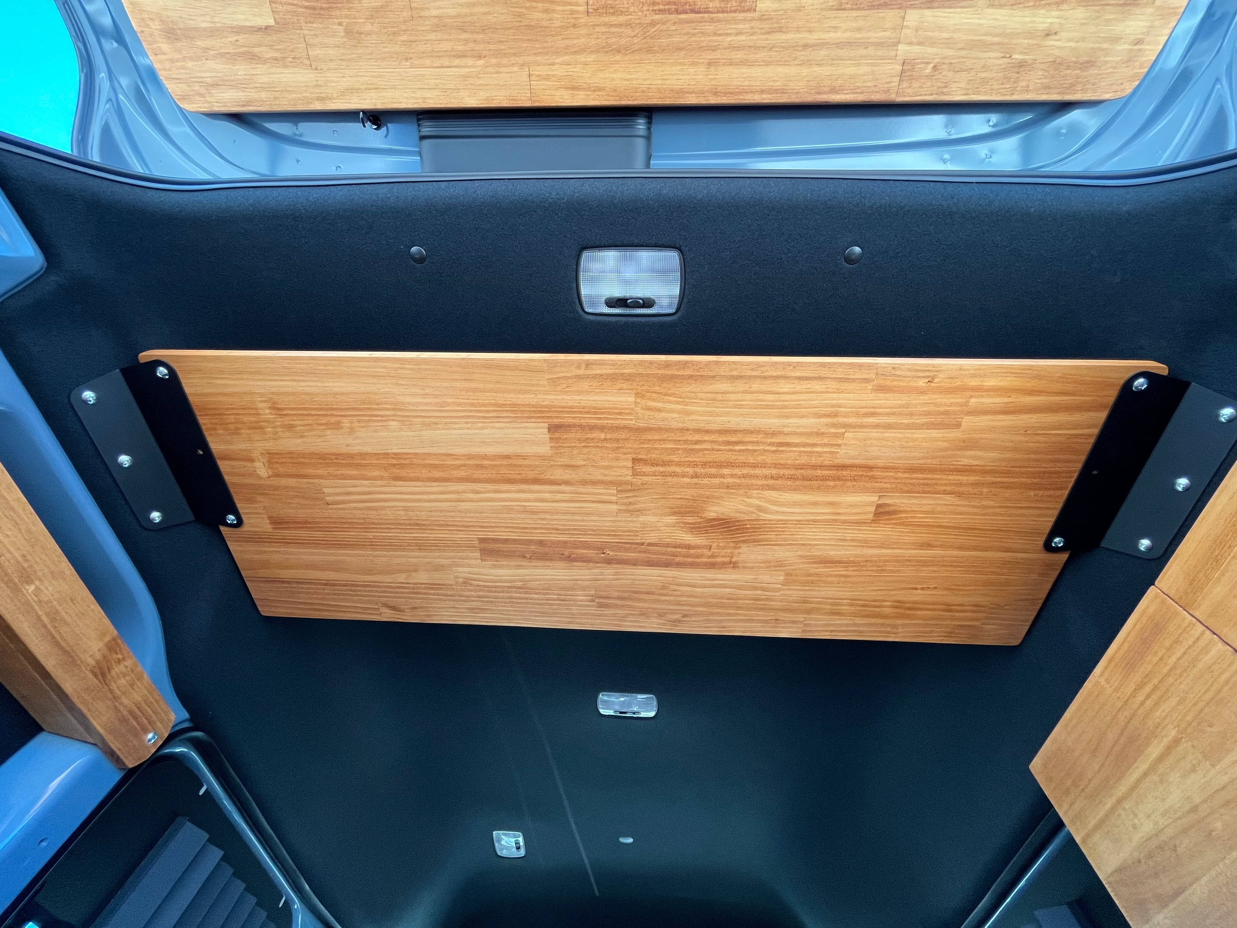 N-VAN】天井棚（ユーティリティナット固定）（色:マホガニー）※注文