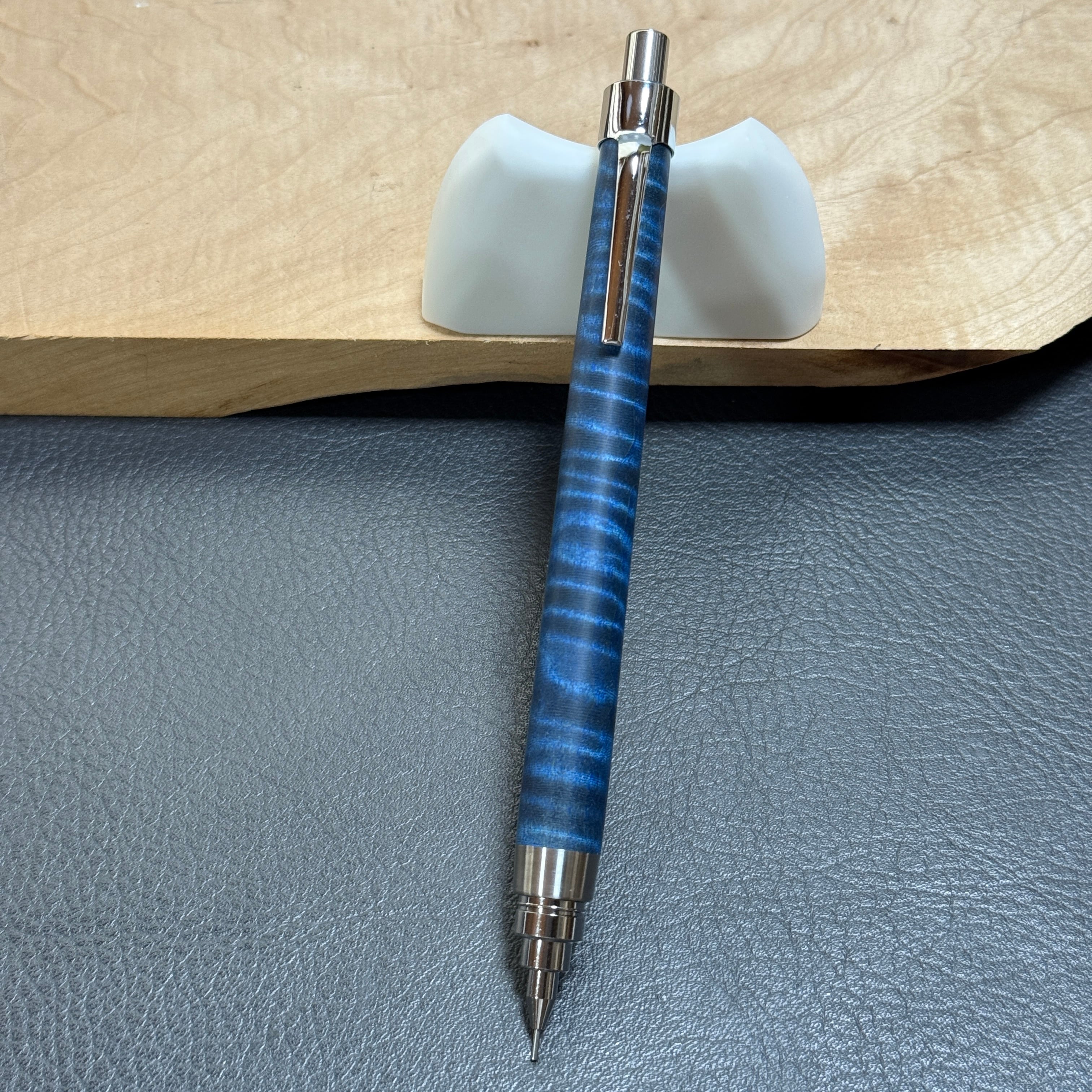 161黒柿 木製シャーペン 最強低重心 真鍮 無塗装 黒柿のシャープ