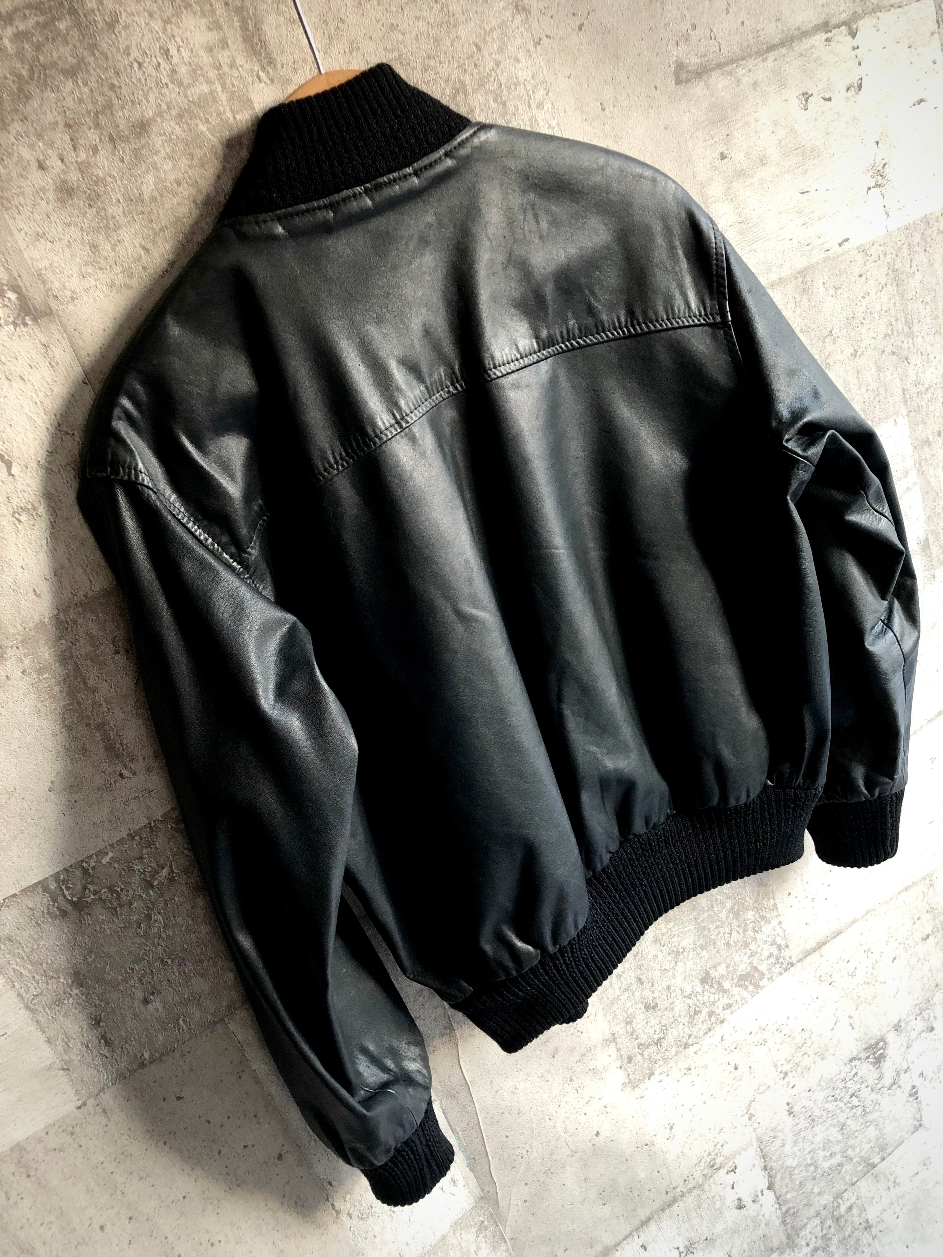 80s VINTAGE INDIAN SHIP LEATHER JACKET / BLOUSON インディアン