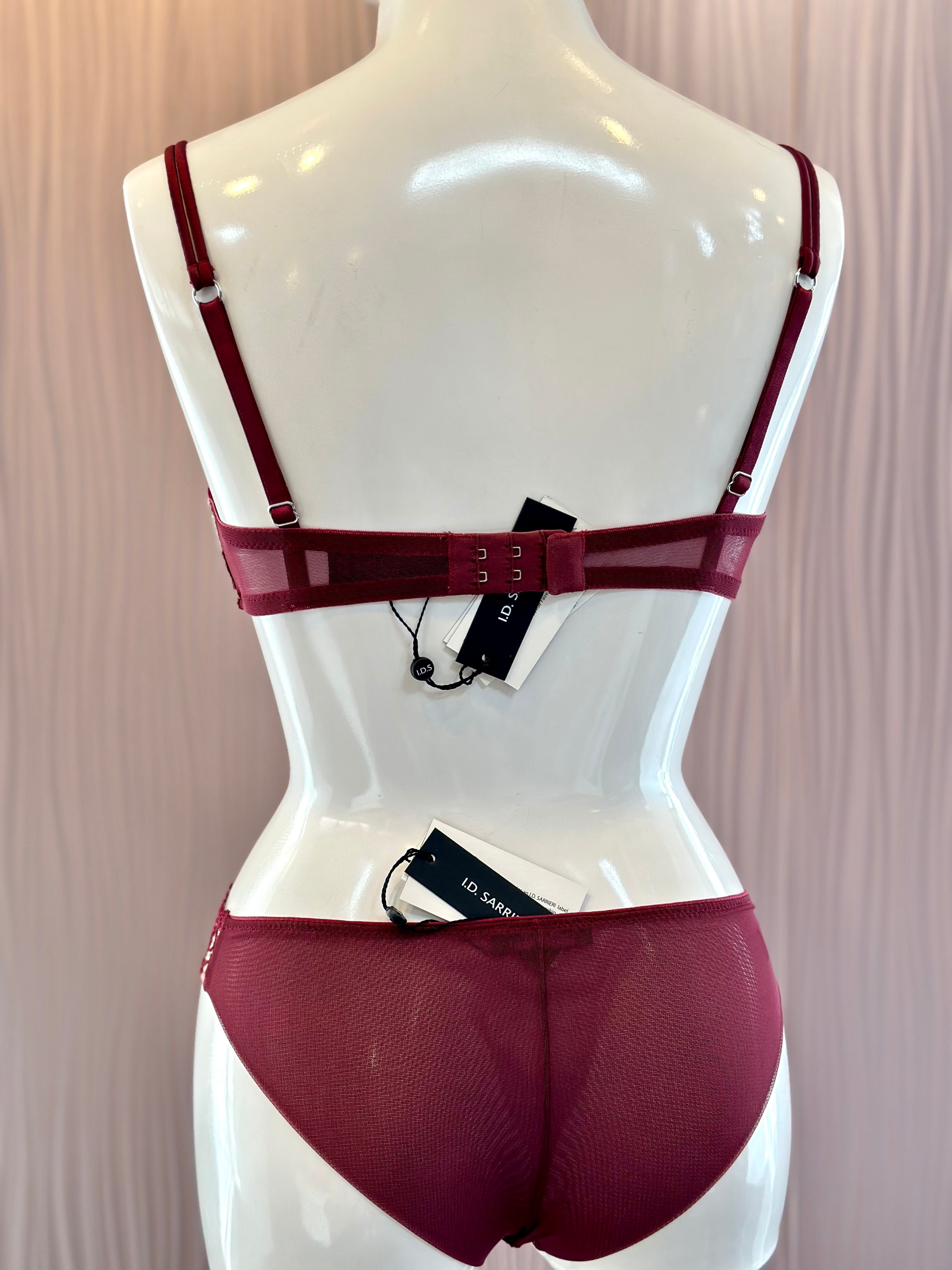 I.D.SARRIERI 【上下セット】 グレース ハーフカップブラ＆ショーツ