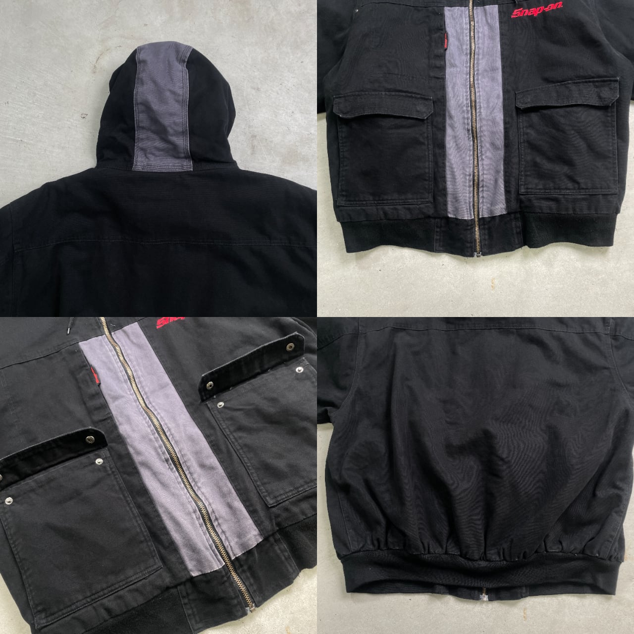 Snap-on スナップオン 企業ロゴ刺繍 ダック地 ワークジャケット