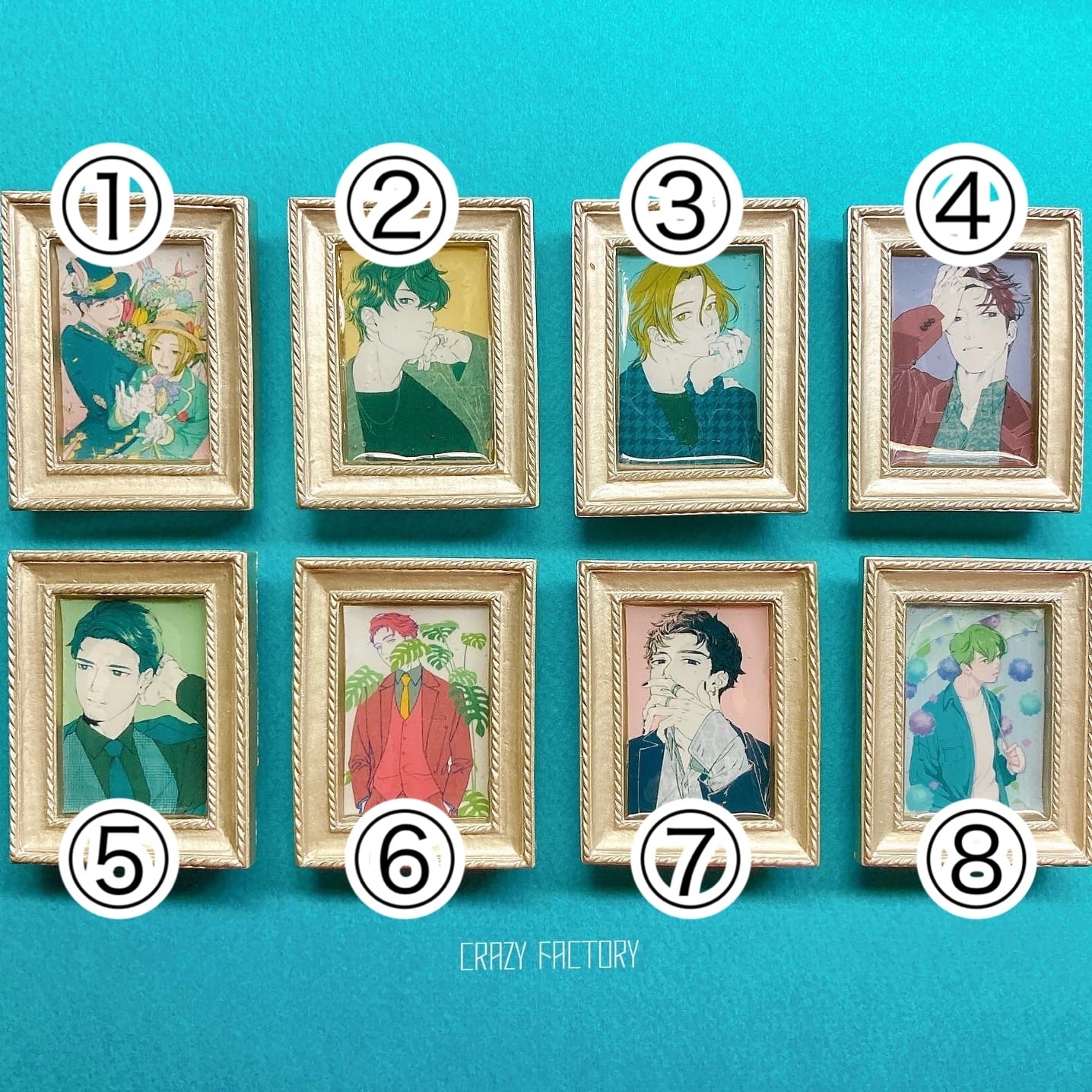 ミニ額縁バッジ | CRAZY FACTORY