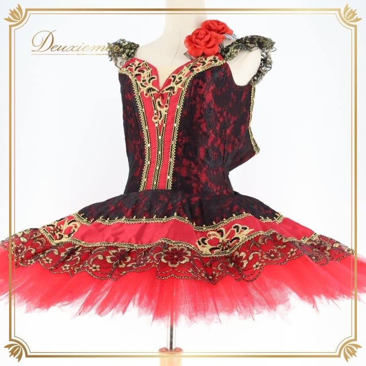 バレエ 衣装 チャコット Chacott チュチュ キトリ ドン・キホーテ 赤