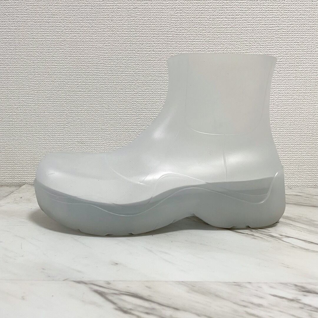 Bottega Veneta clear rubber paddle boots | protocol