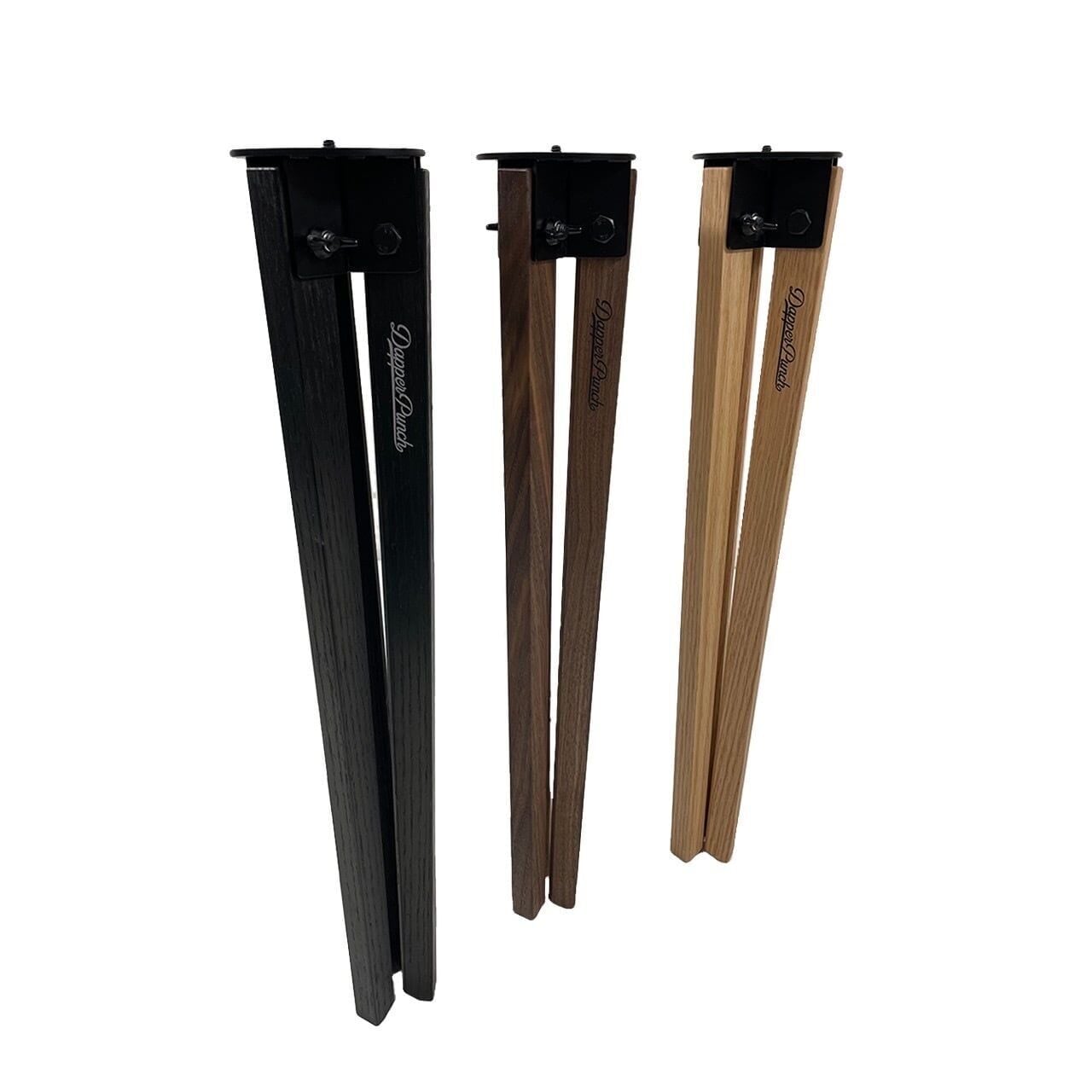 dapper punch 木製三脚 オーク 黒塗装仕上げ | 薪SHOP CHAMBERS