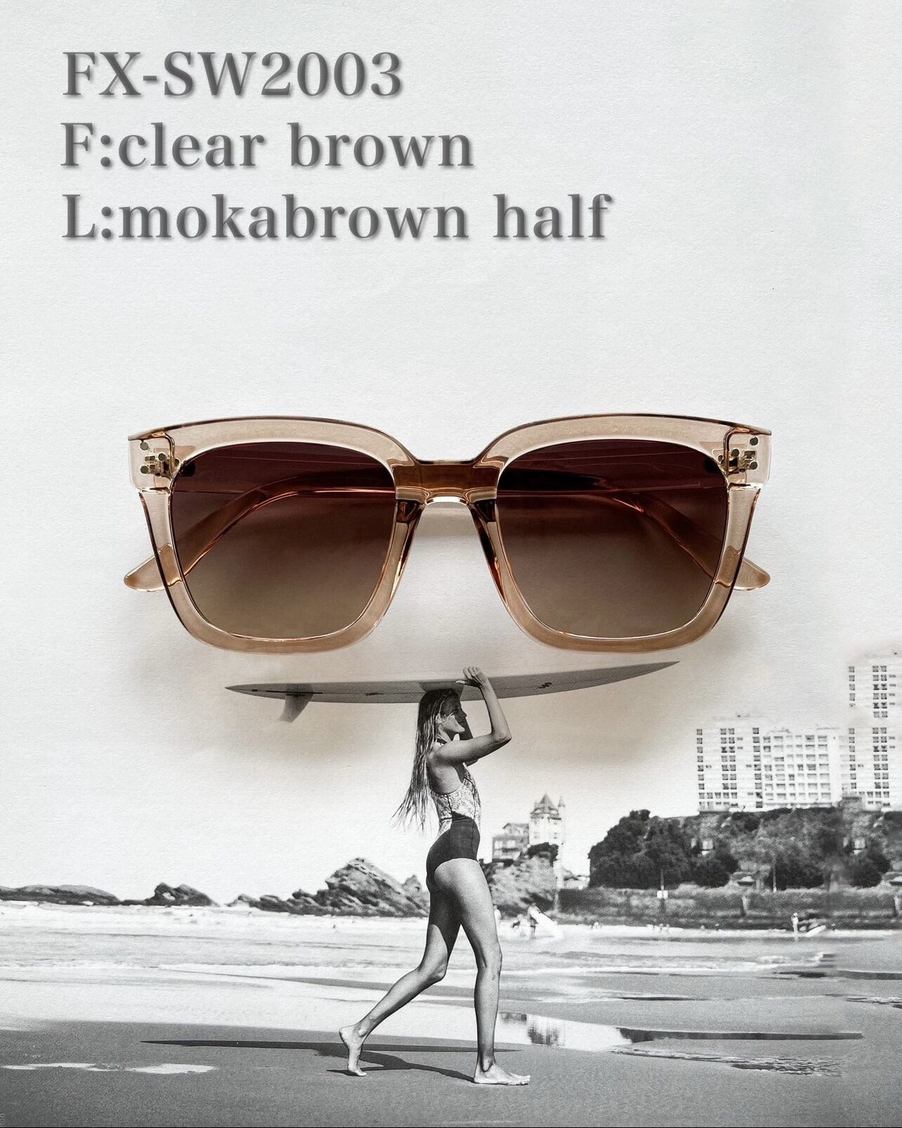 7colors】square wide 2 sunglasses | FLEX公式｜SNSで話題のアイ