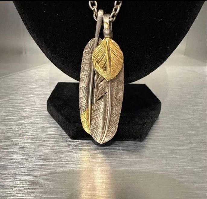 ゴローズ goro's ゴローズ コンビ フェザー チェーン セット ゴローズ