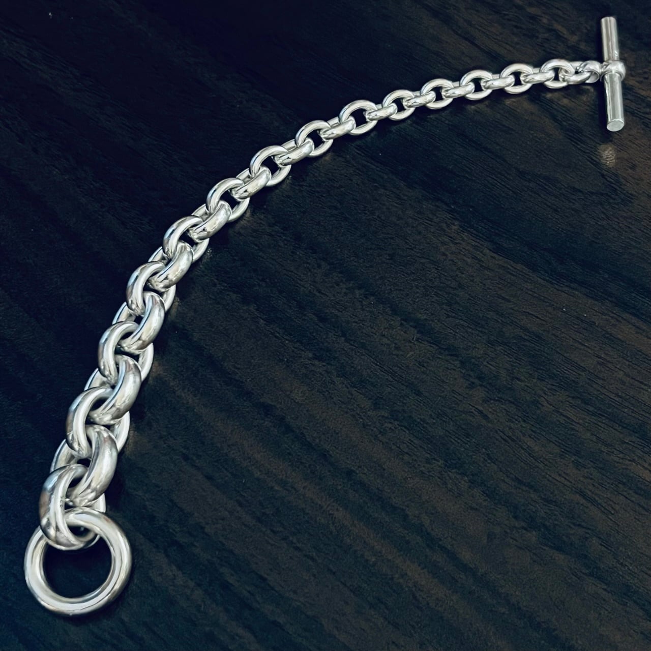 HERMES Crescendo Bracelet Sterling Silver | エルメス