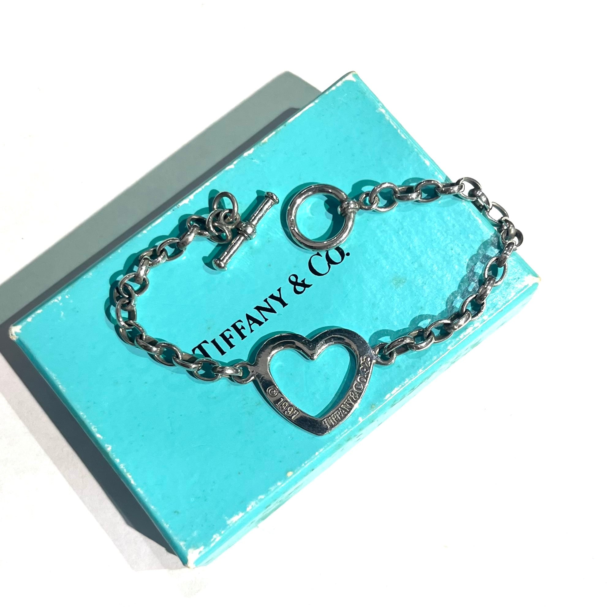 Tiffany オールド ティファニー ハートトゥ ブレスレット シルバー925