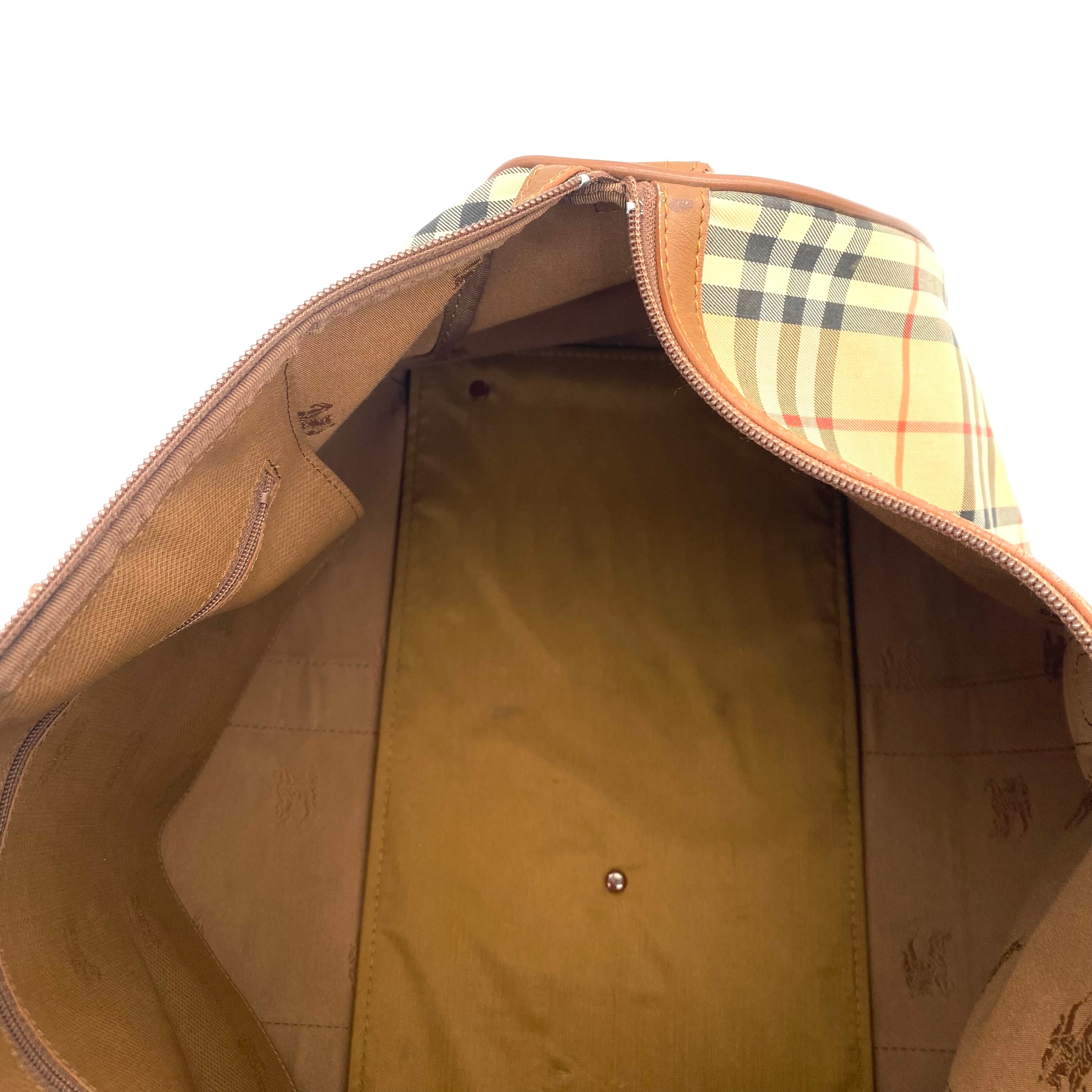 Vintage Burberrys Boston Bag Nova Check / ヴィンテージ バーバリー