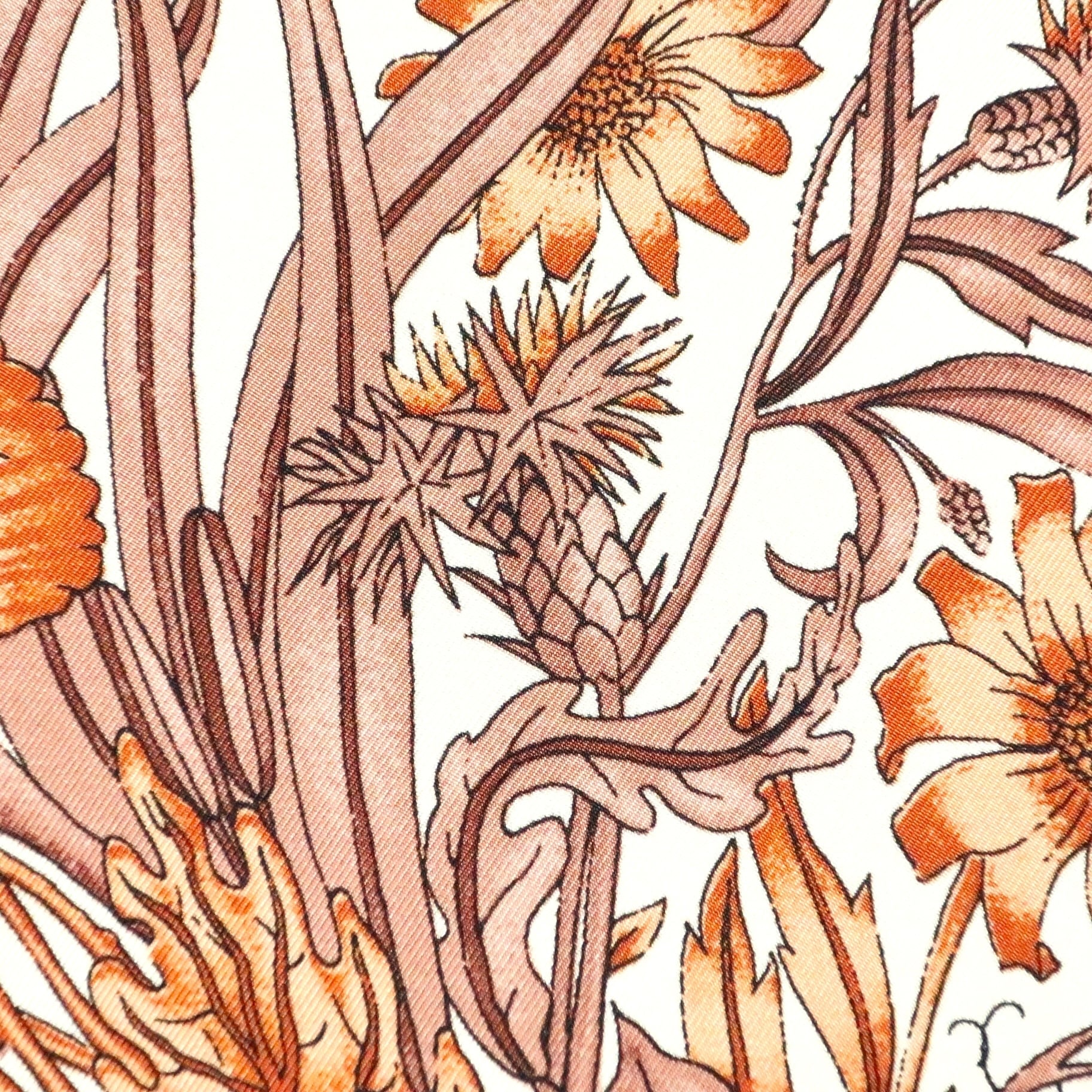 グッチ GUCCI/スカーフ フローラ 花柄 カラフル ホワイト 植物