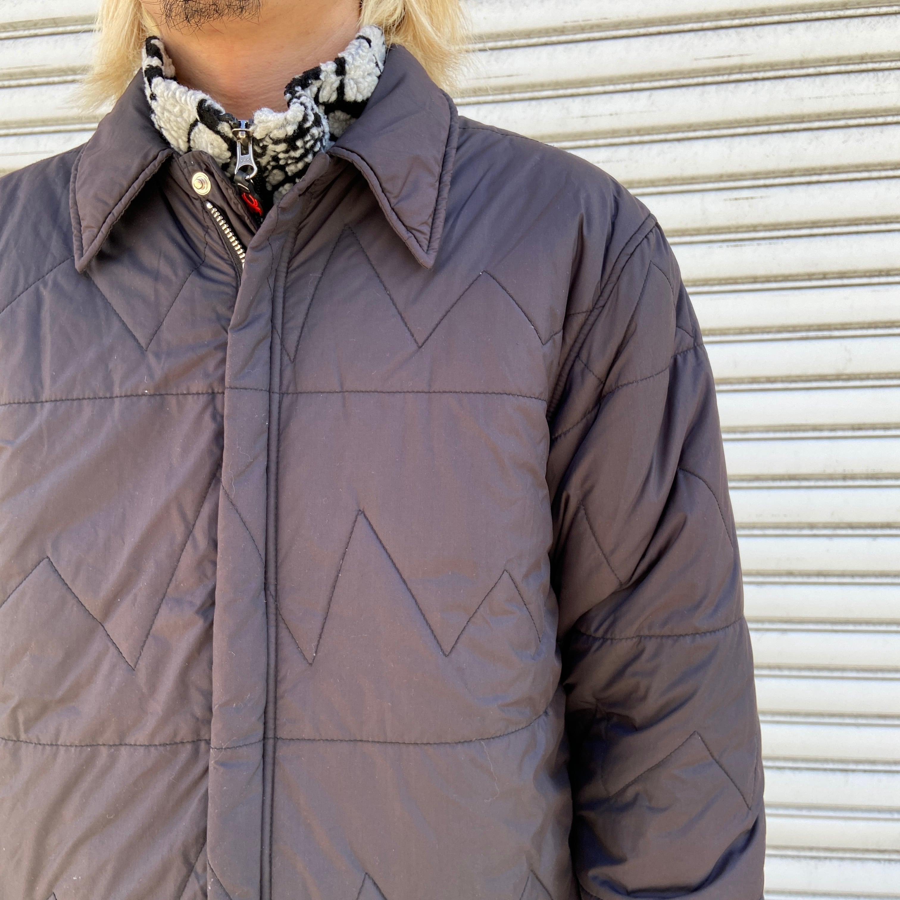 00s STUSSY オールドステューシー キルティングジャケット ブラック L