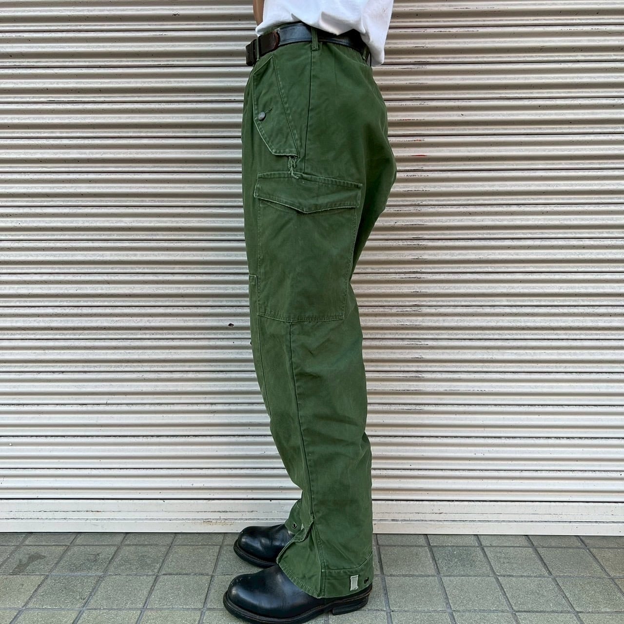 60s スウェーデン軍 実物 M59 カーゴパンツ ミリタリーパンツ C48 82cm