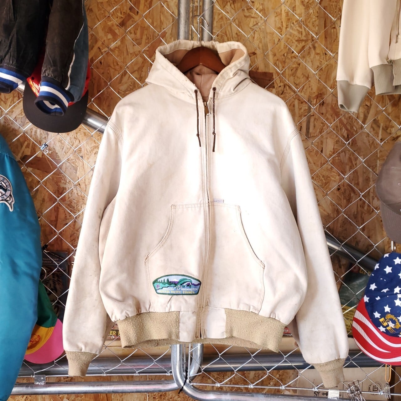 Carhartt カーハート 80s USA製 ヴィンテージ 企業ロゴ アクティブ