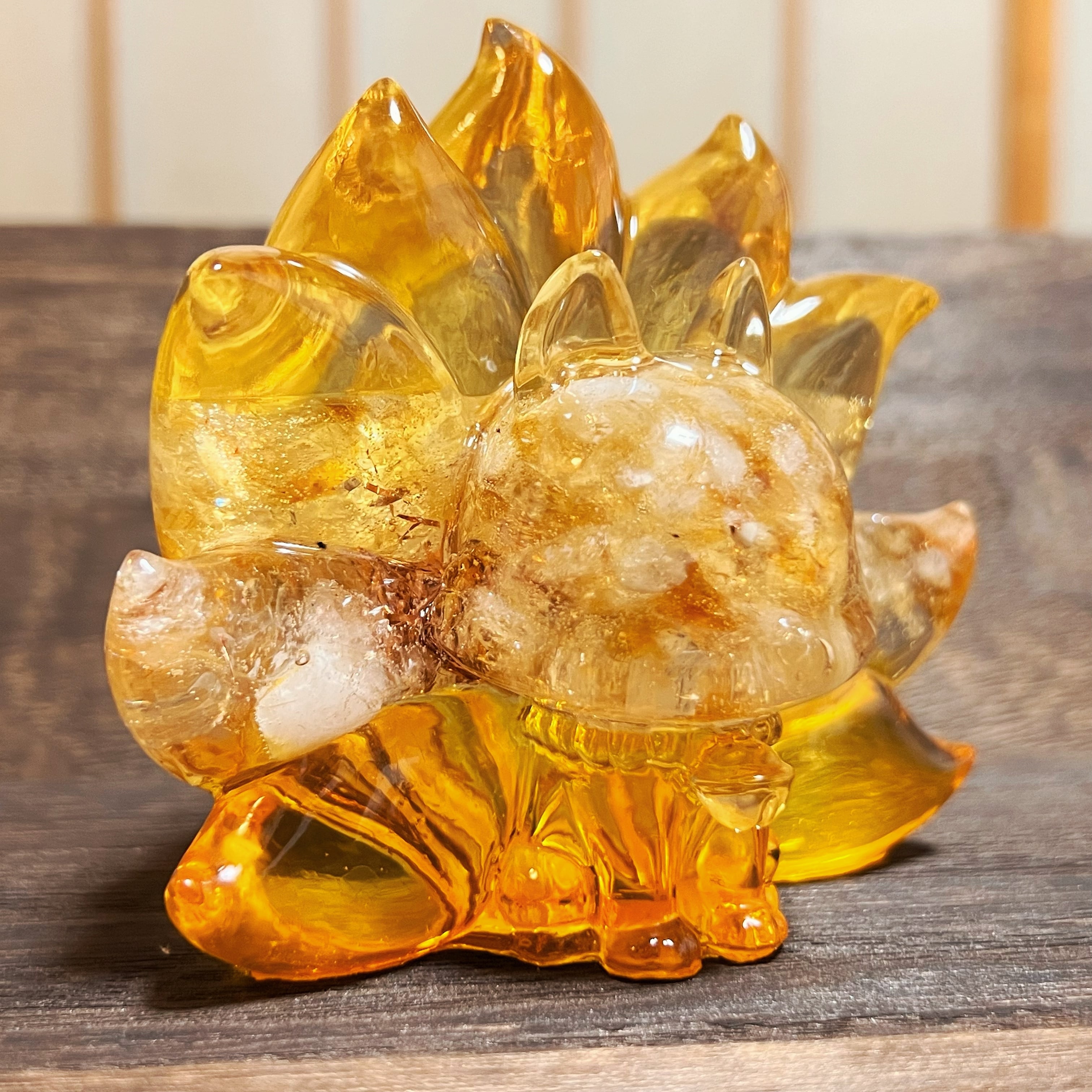 1点もの】九尾の狐オルゴナイト シトリン | オルゴナイト 通販 天然石