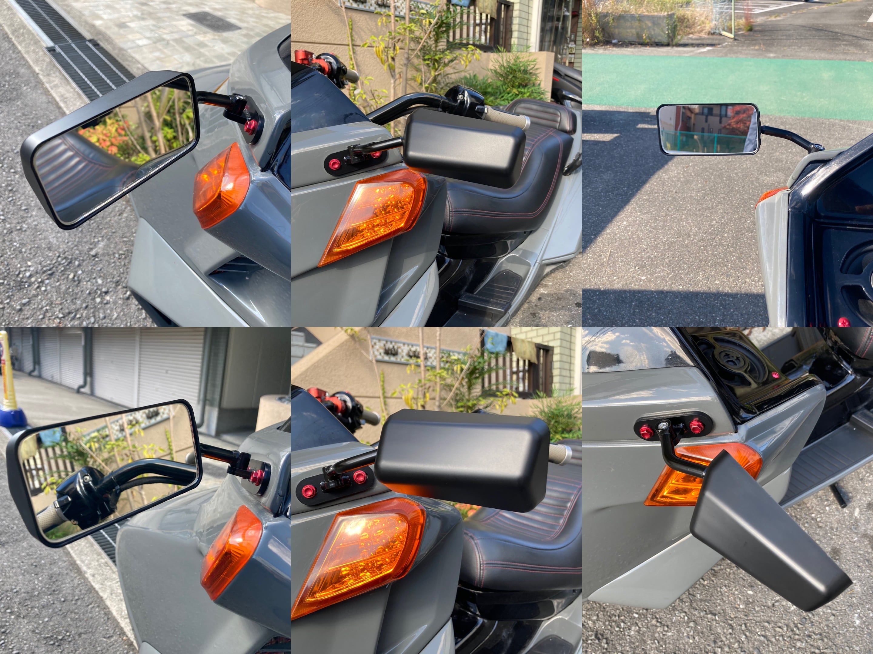 完売しました フュージョン専用 ボディマウントミラー クリアレンズ