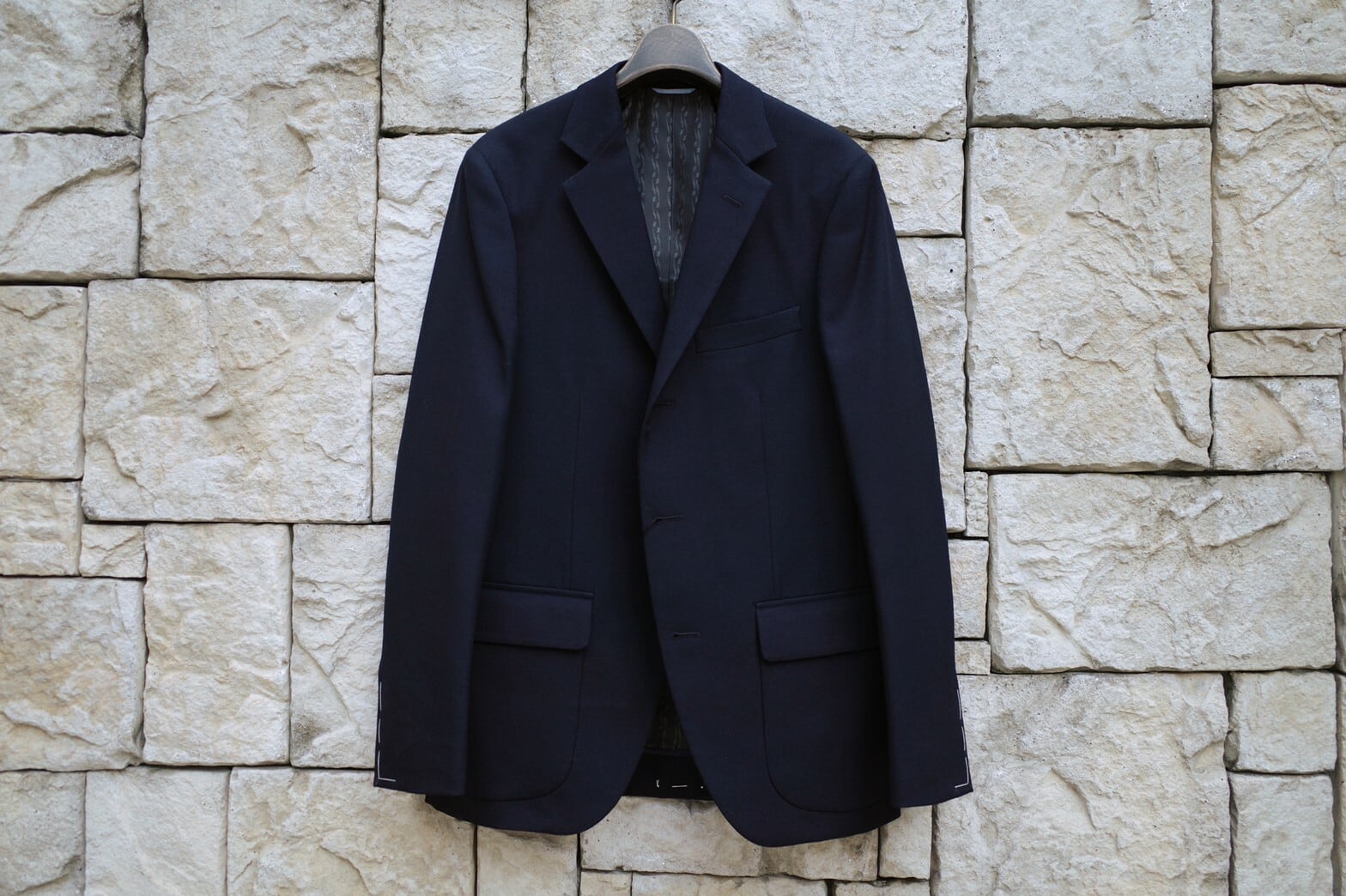 KENNETH FIELD(ケネスフィールド) / 60s SPORTS COAT -NAVY- | Signs