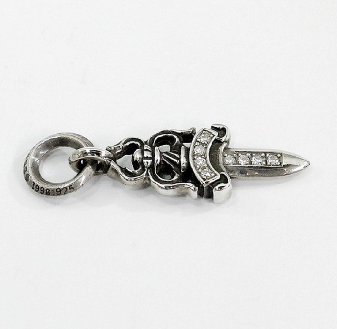 CHROME HEARTS クロムハーツ ダガー チャーム ダイヤモンド NO5 ダガー