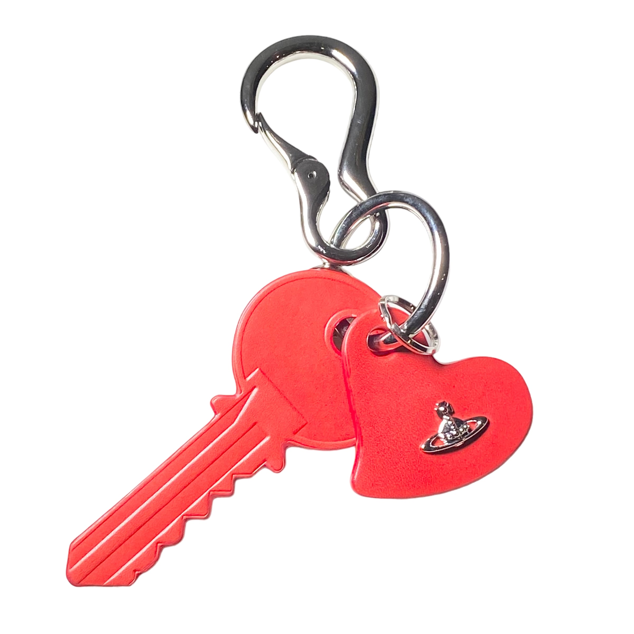 VIVIENNE WESTWOOD rubber charm key-holder | NOIR ONLINE