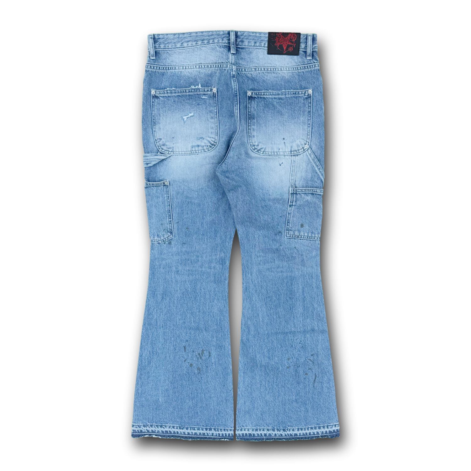 EMOSTANCE CLUB BAGGY FLARE JEANS