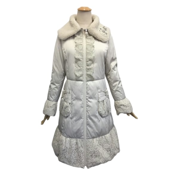 スーパービューティー ダウンコート オーラボー Super Beauty ボア衿