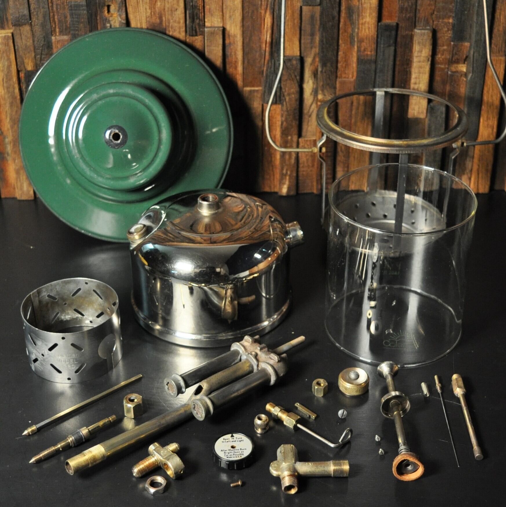 コールマン 228D 1949年製造B期 鏡面加工 ツーマントル ランタン