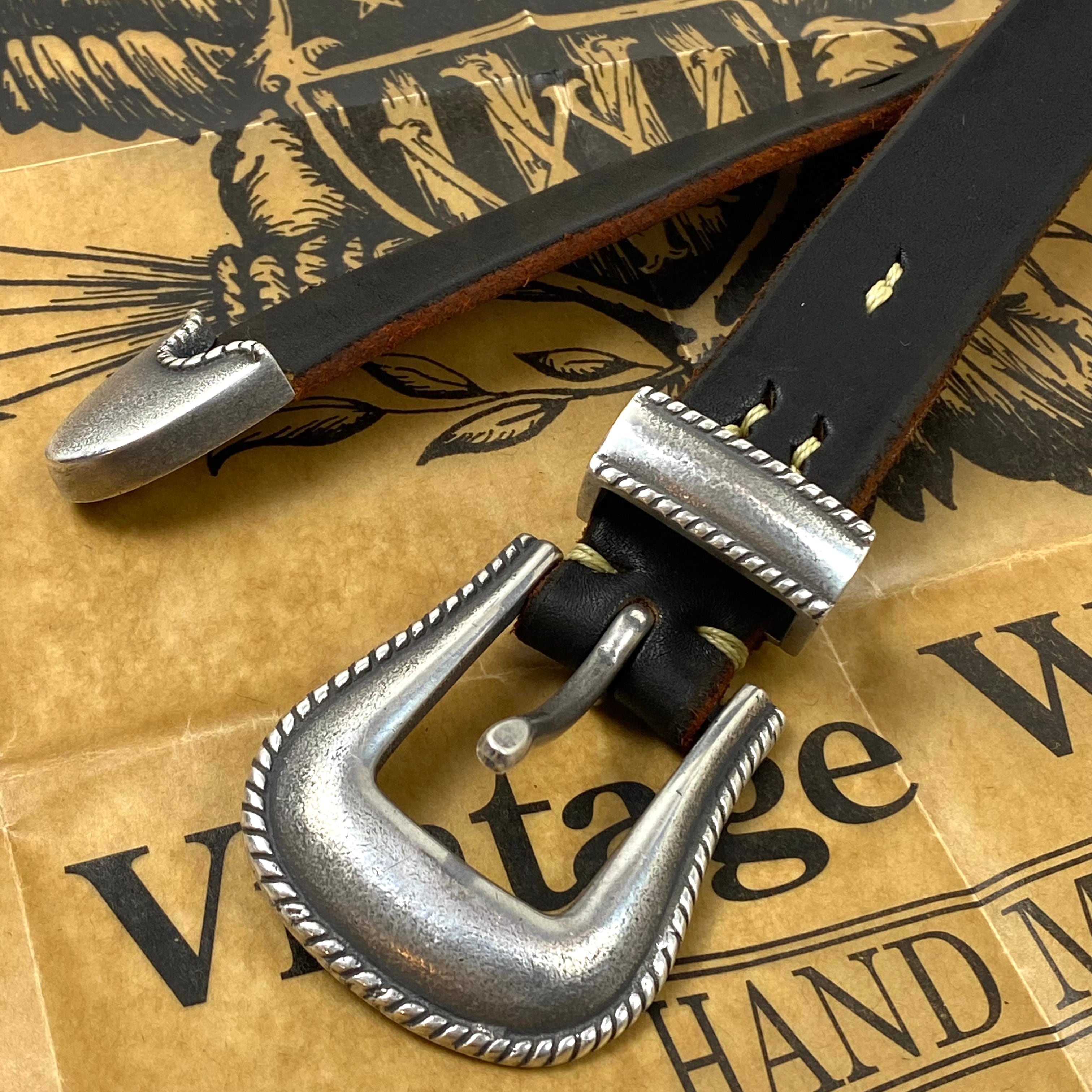 Vintage works(ヴィンテージワークス) ウエスタンベルト CHASIN(茶芯