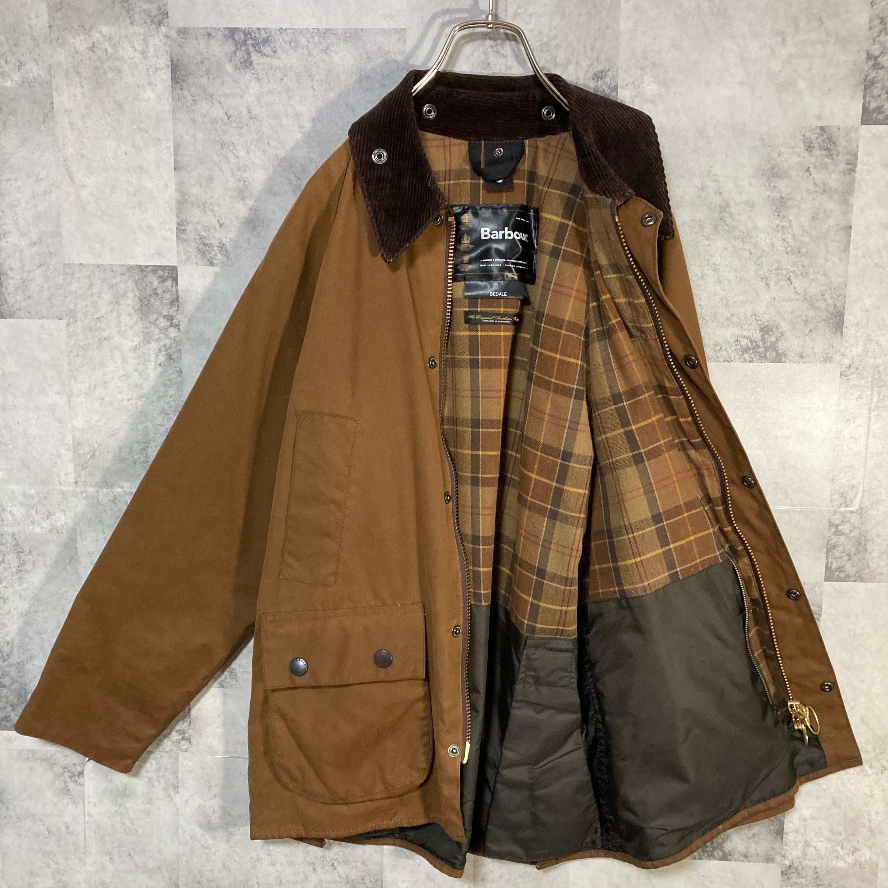 英国製 Barbour バブアー オイルドジャケット BEDALE ビデイル バーク